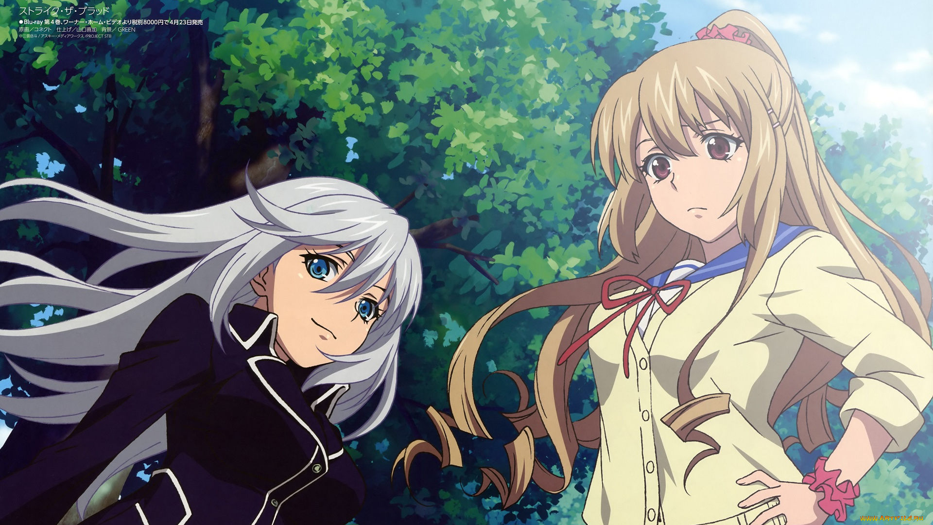 аниме, strike, the, blood, девушки