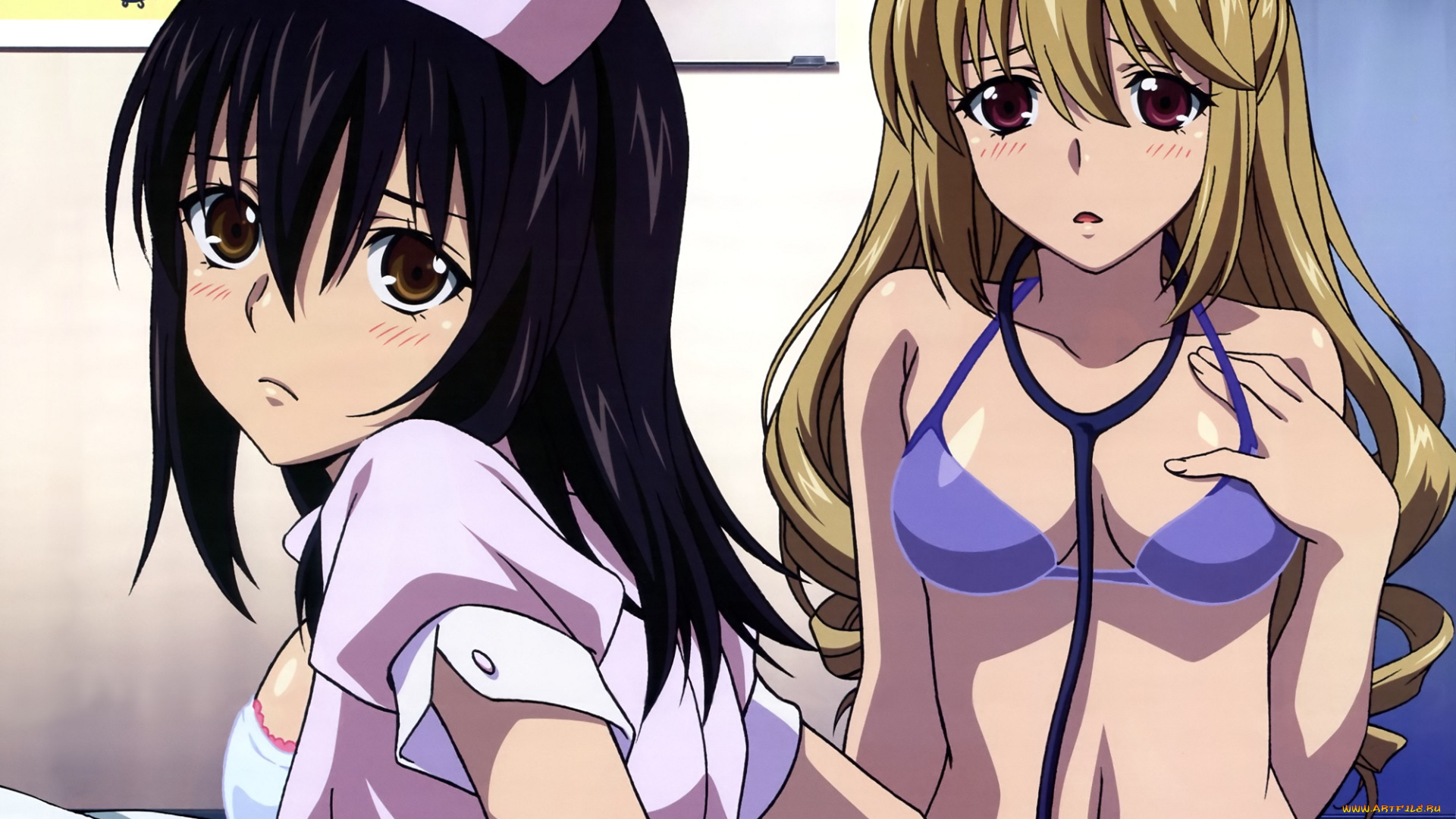 аниме, strike, the, blood, девушки