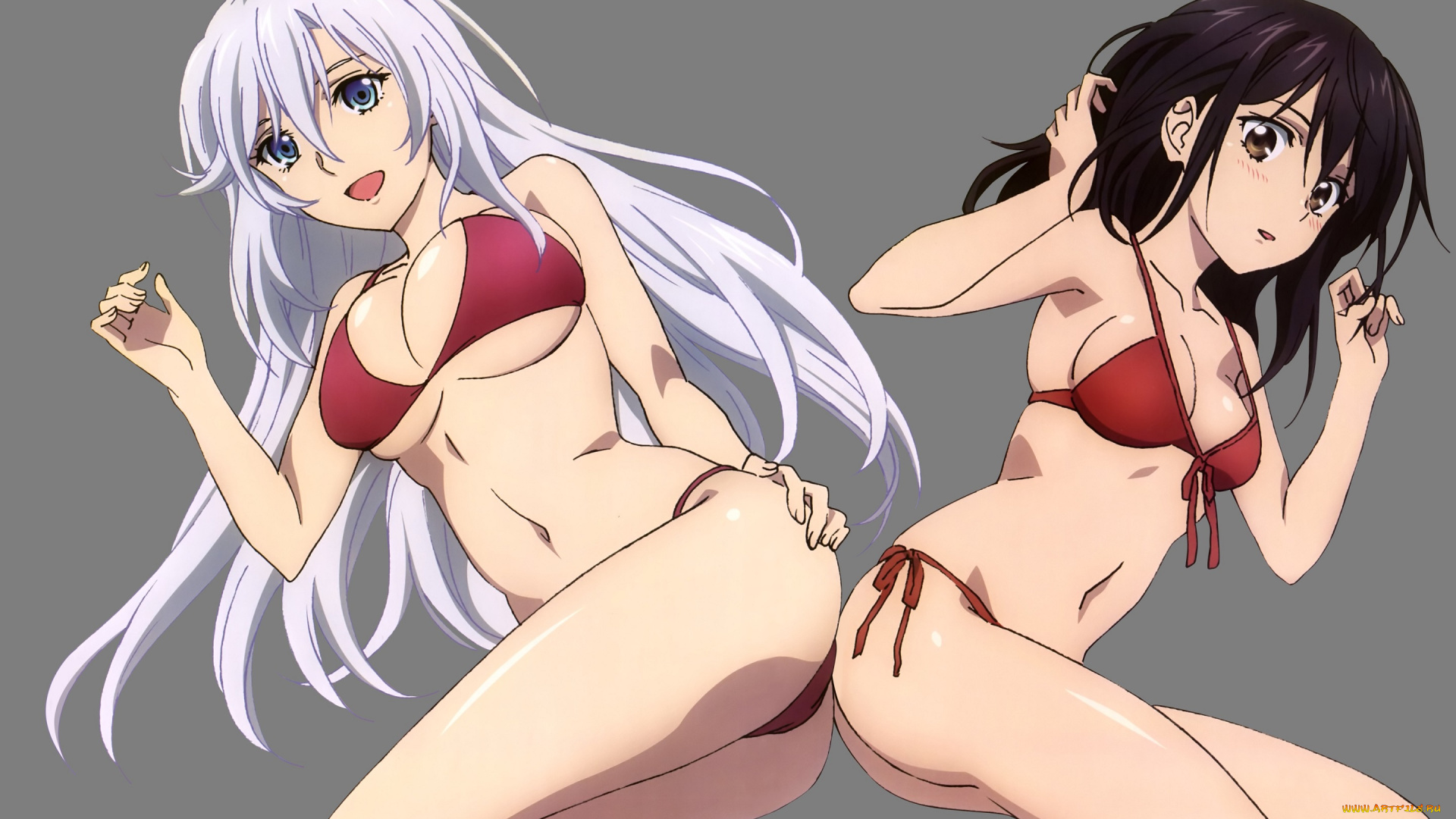 аниме, strike, the, blood, девушки