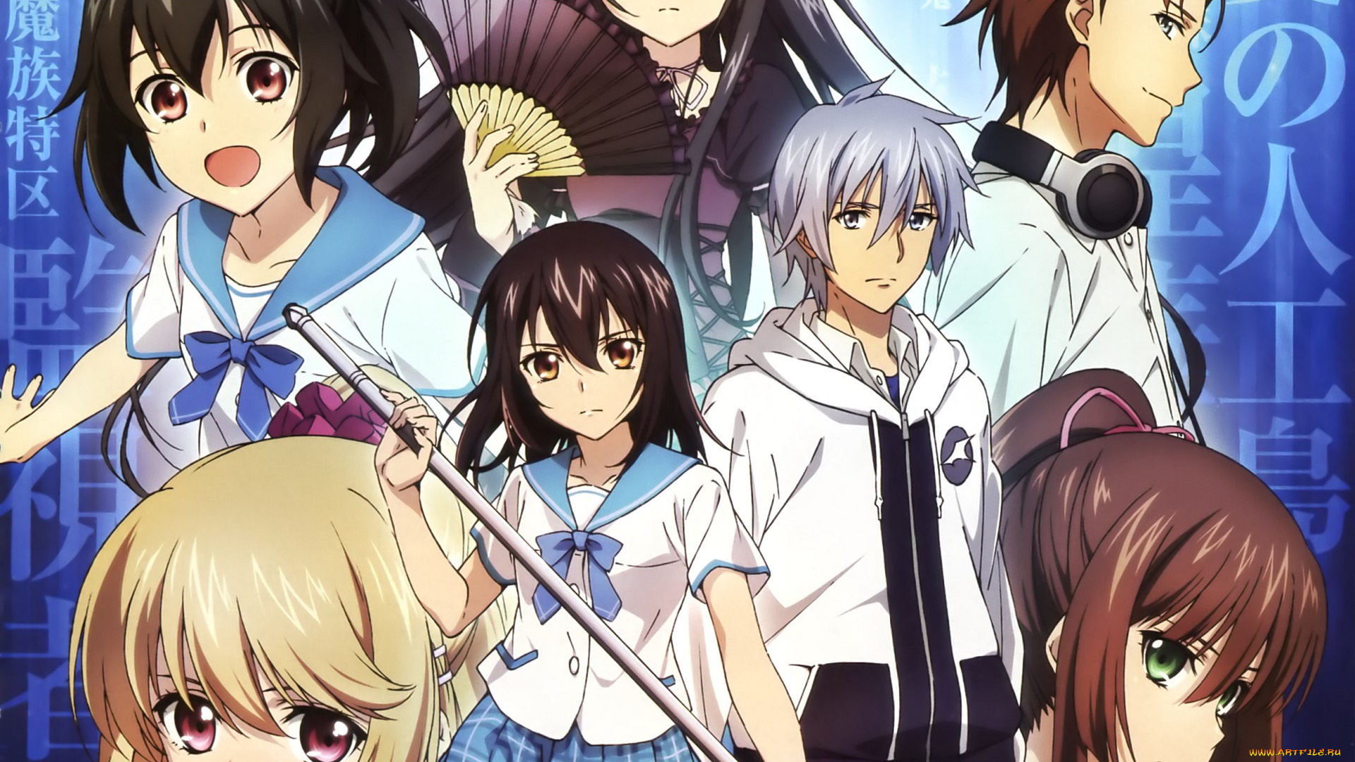 аниме, strike, the, blood, удар, крови