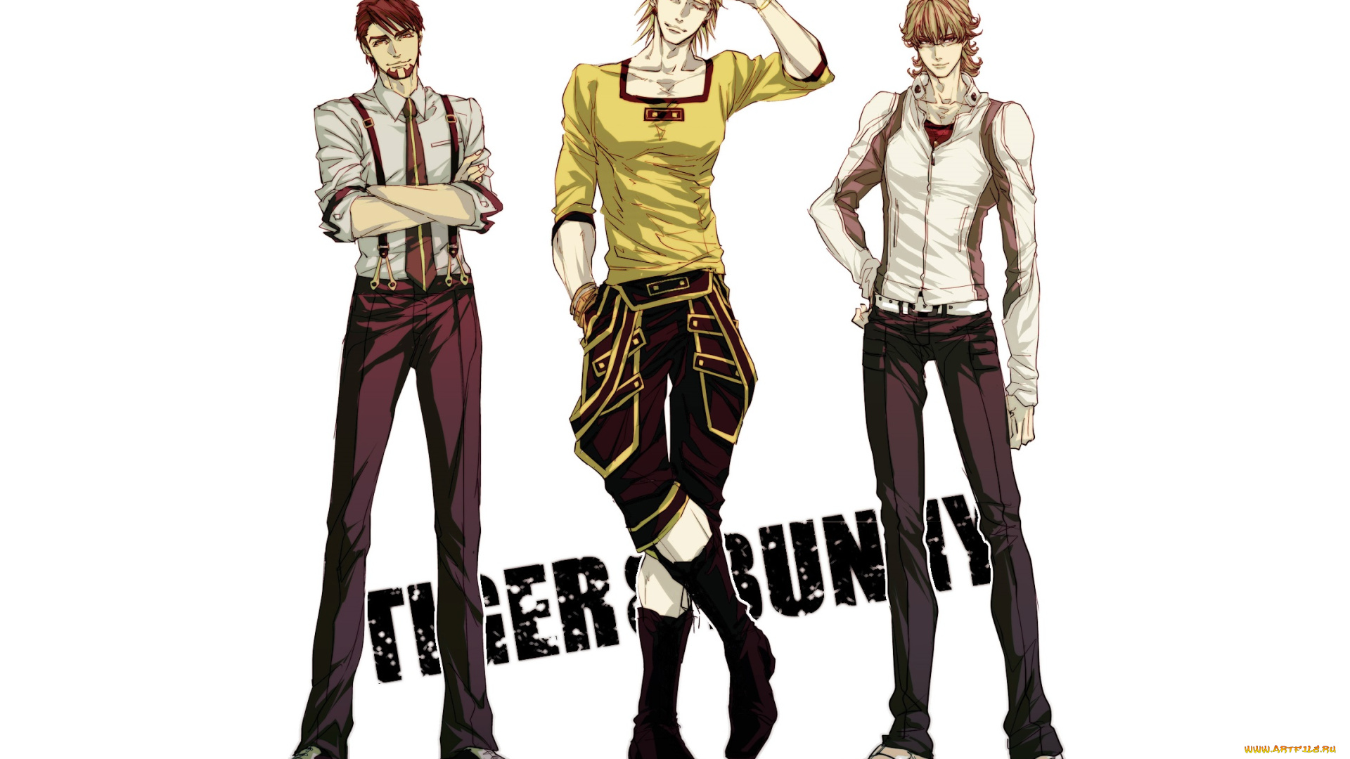 аниме, tiger, and, bunny, парни