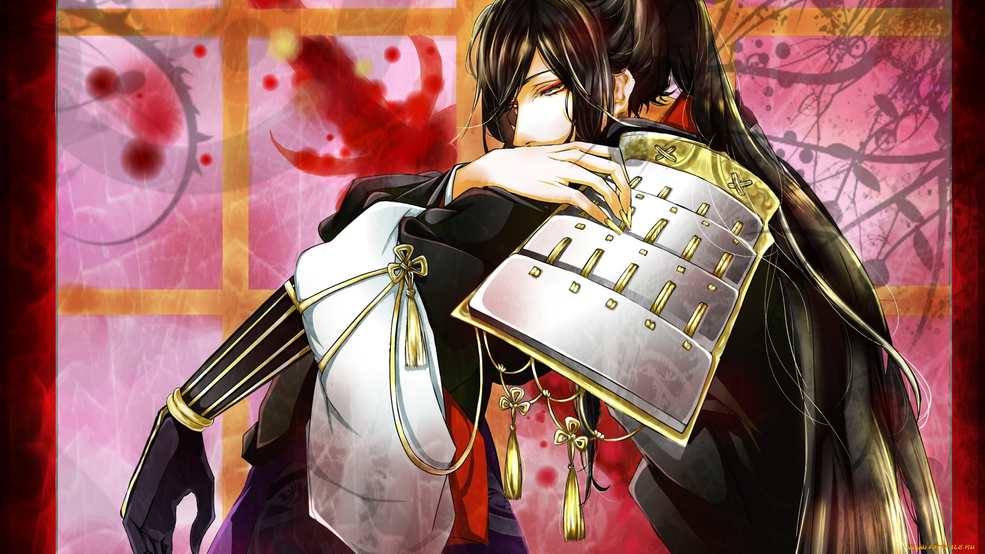 аниме, touken, ranbu, парень