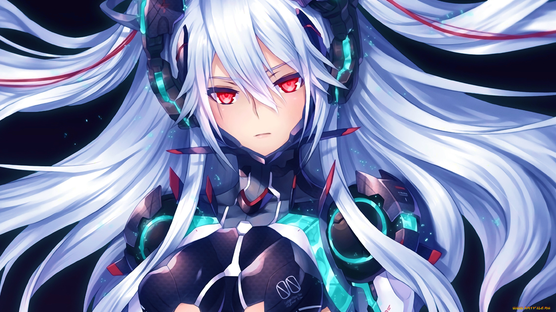 аниме, unknown, , другое, фон, взгляд, девушка