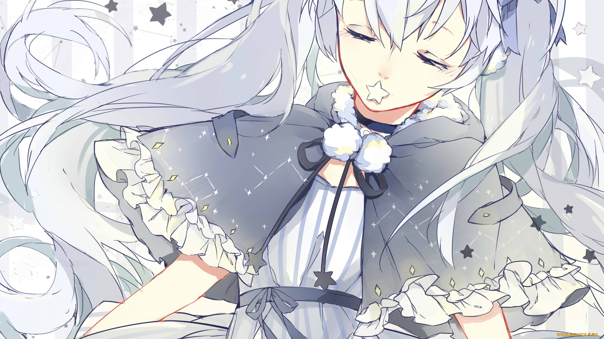 аниме, vocaloid, девушка