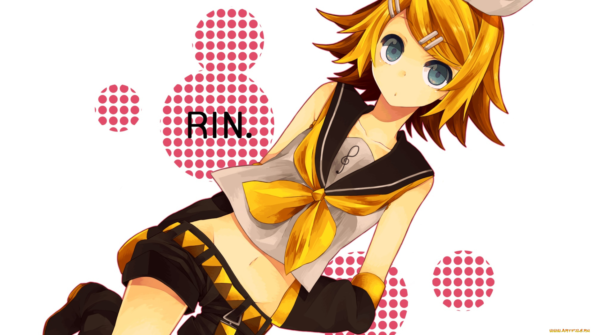 аниме, vocaloid, девушка, взгляд, фон