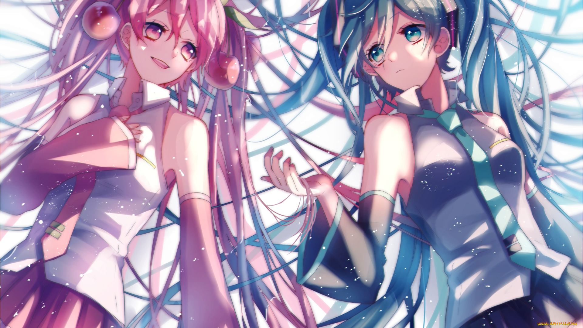 аниме, vocaloid, hatsune, miku