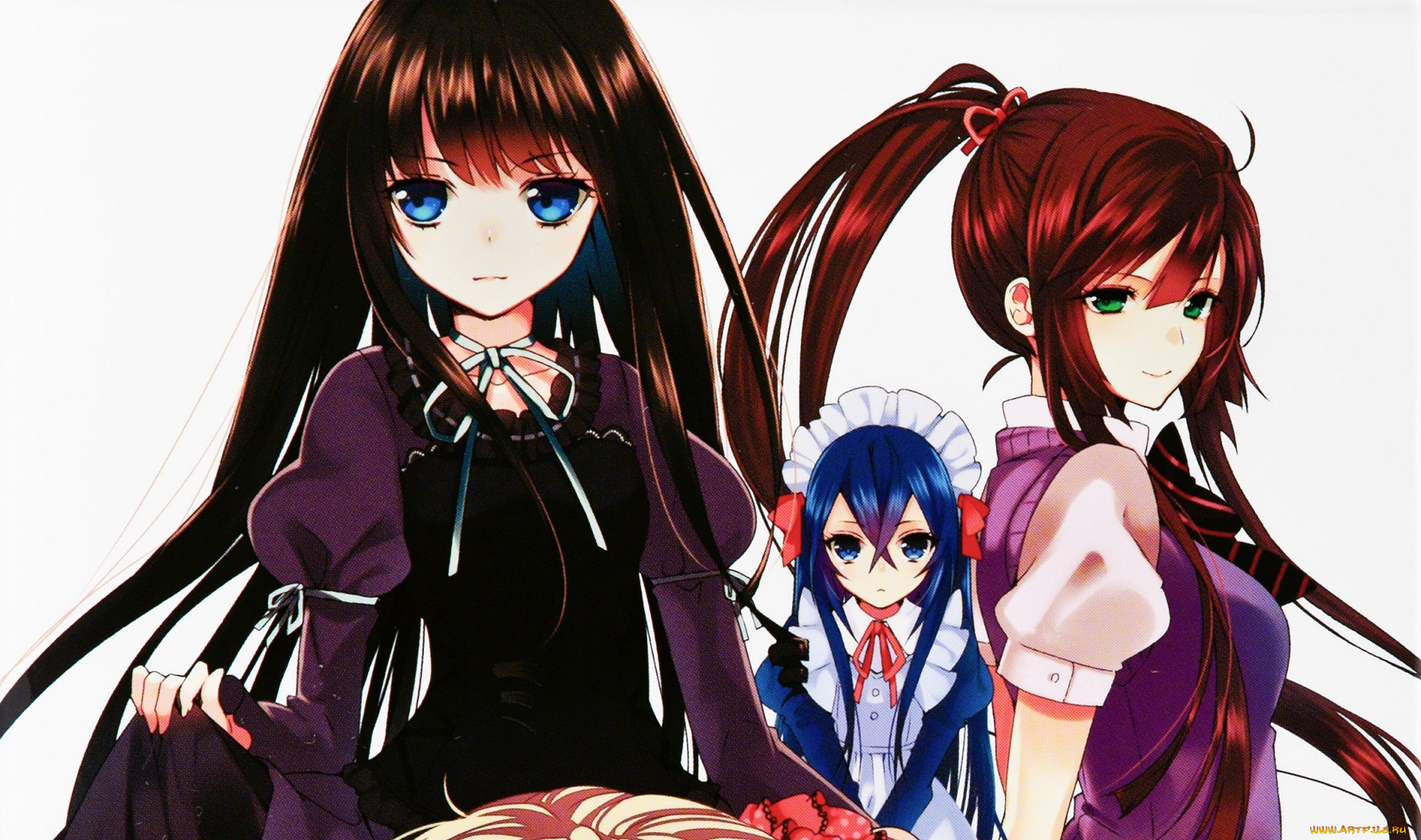 аниме, strike, the, blood, девушки