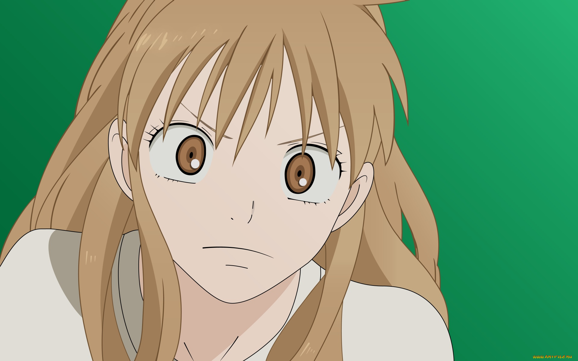 аниме, kimi, ni, todoke, фон, взгляд, девушка