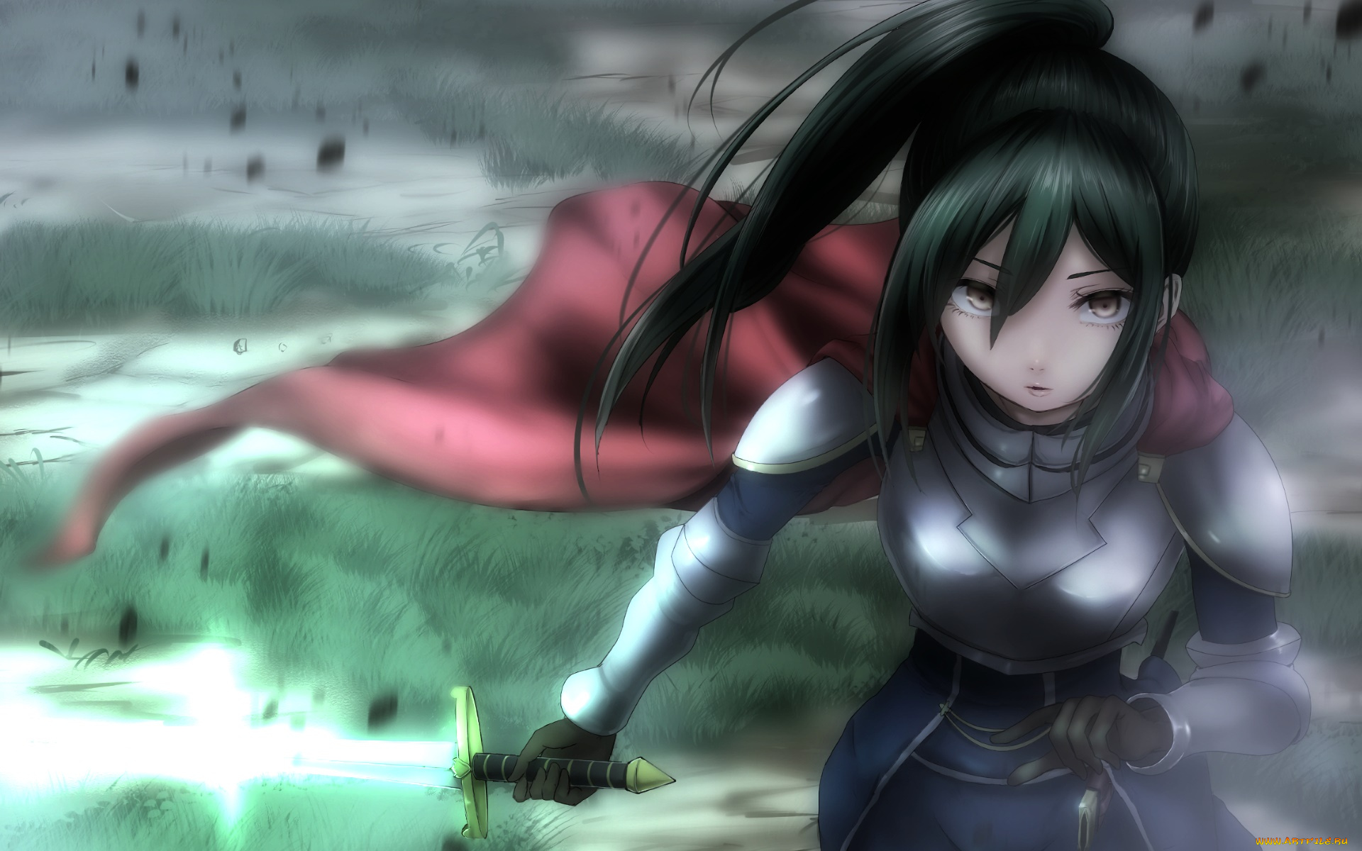 аниме, re, , zero, kara, hajimeru, isekai, seikatsu, девушка, взгляд, фон