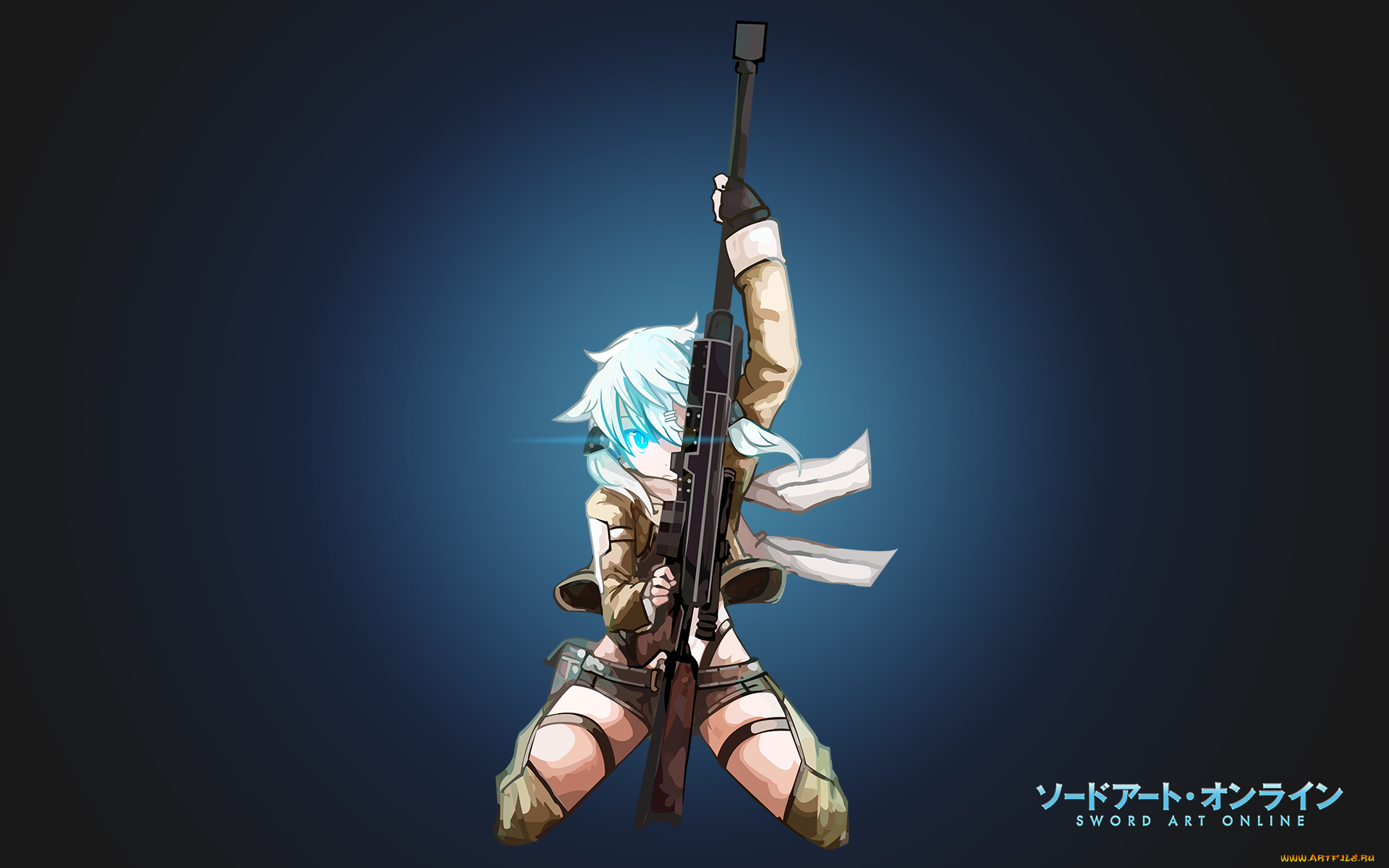 аниме, sword, art, online, девушка, фон, взгляд