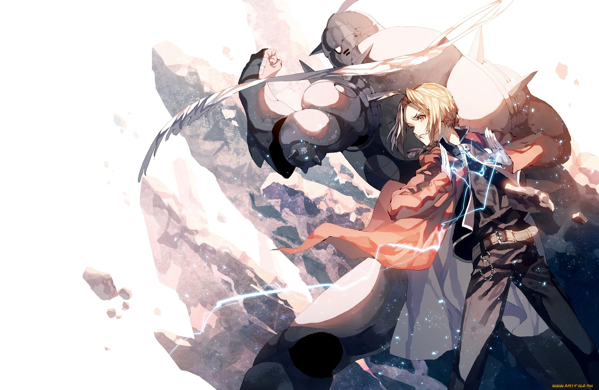 аниме, fullmetal, alchemist, стальной, алхимик