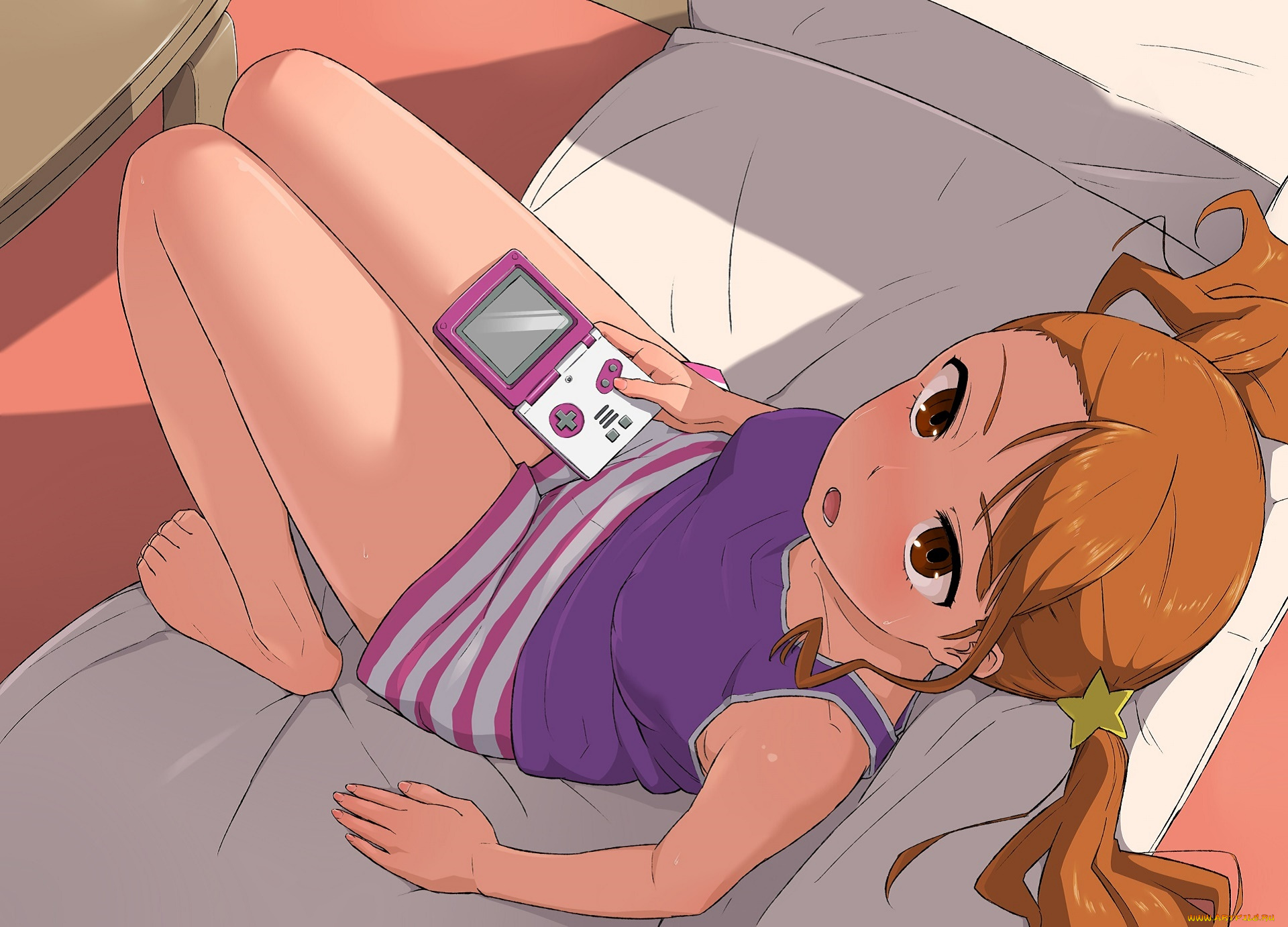 аниме, anohana, фон, взгляд, девушка