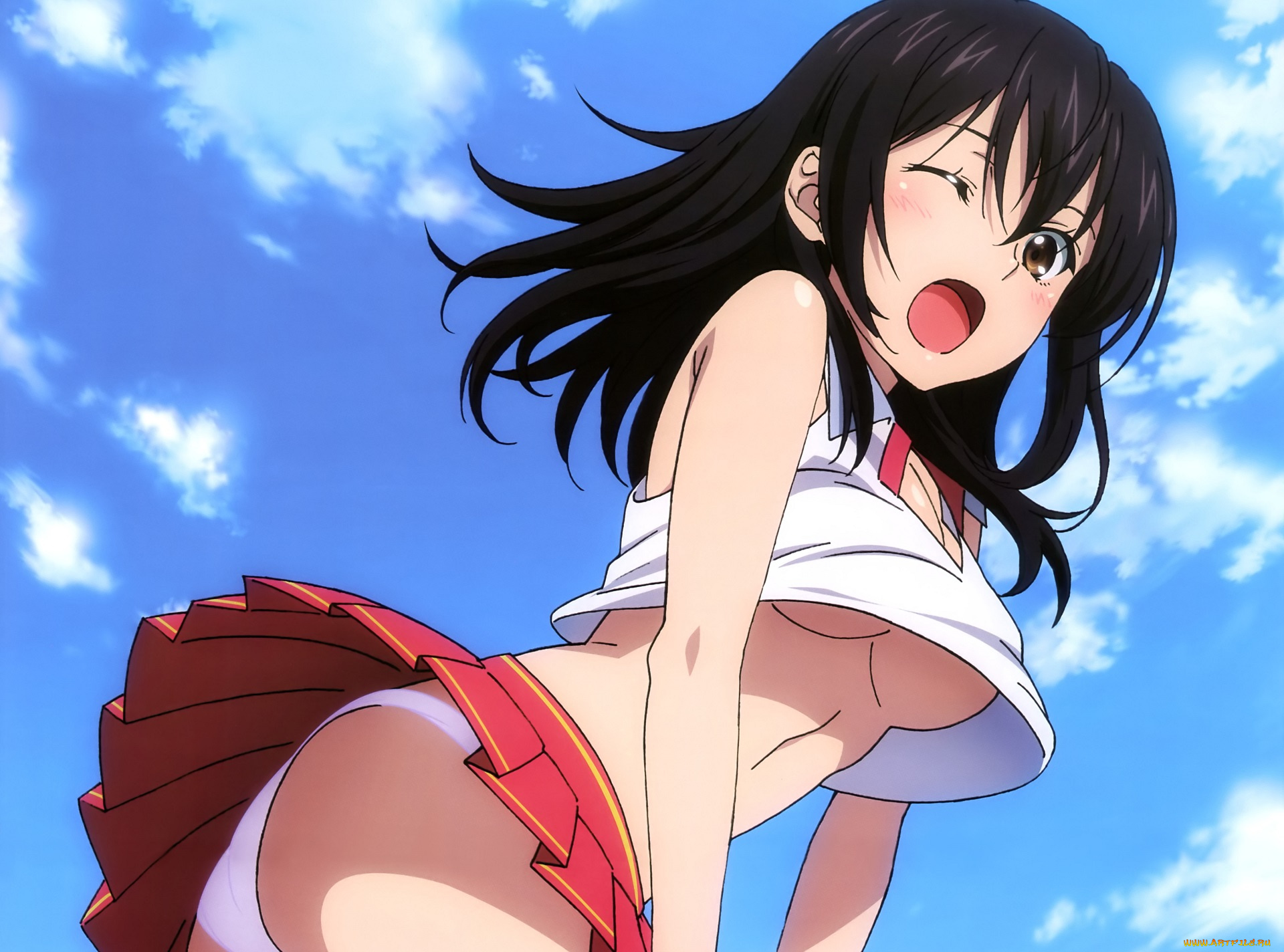 аниме, strike, the, blood, девушка