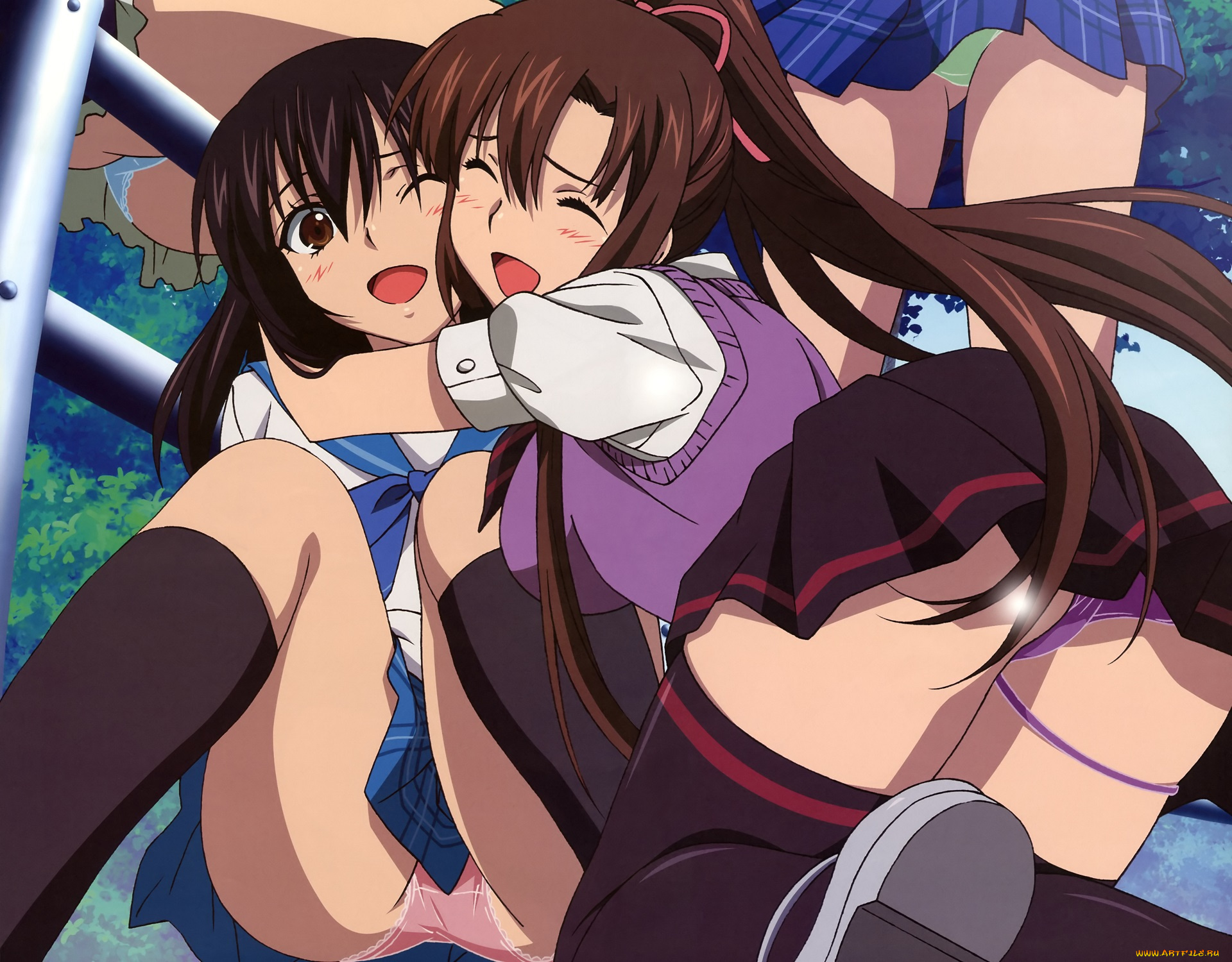 аниме, strike, the, blood, девушки