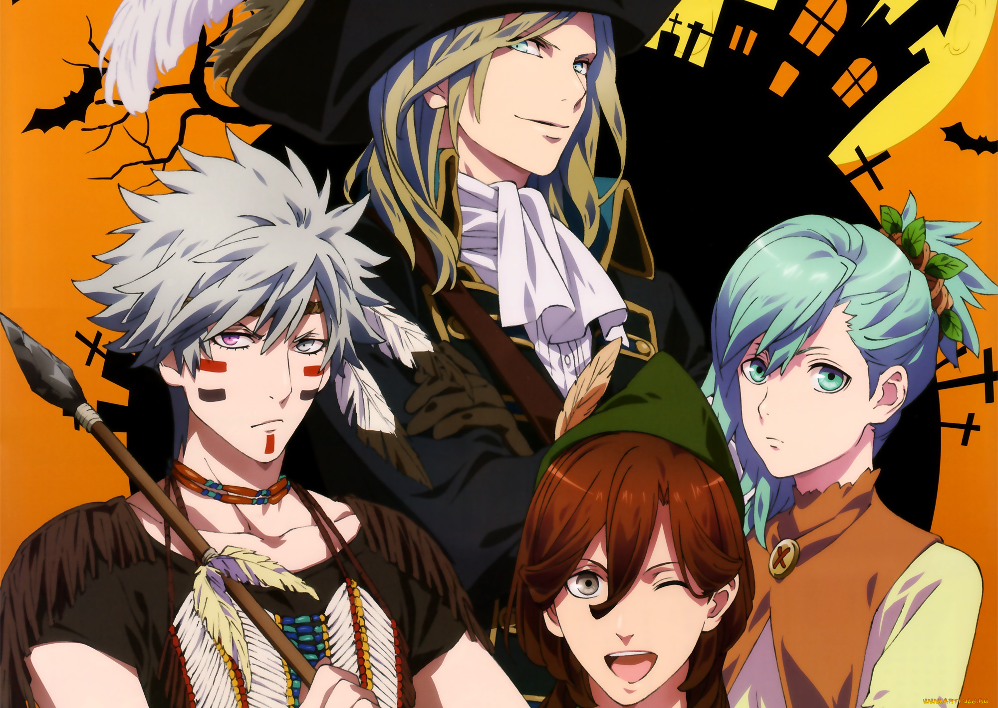 аниме, uta, no, prince-sama, парни