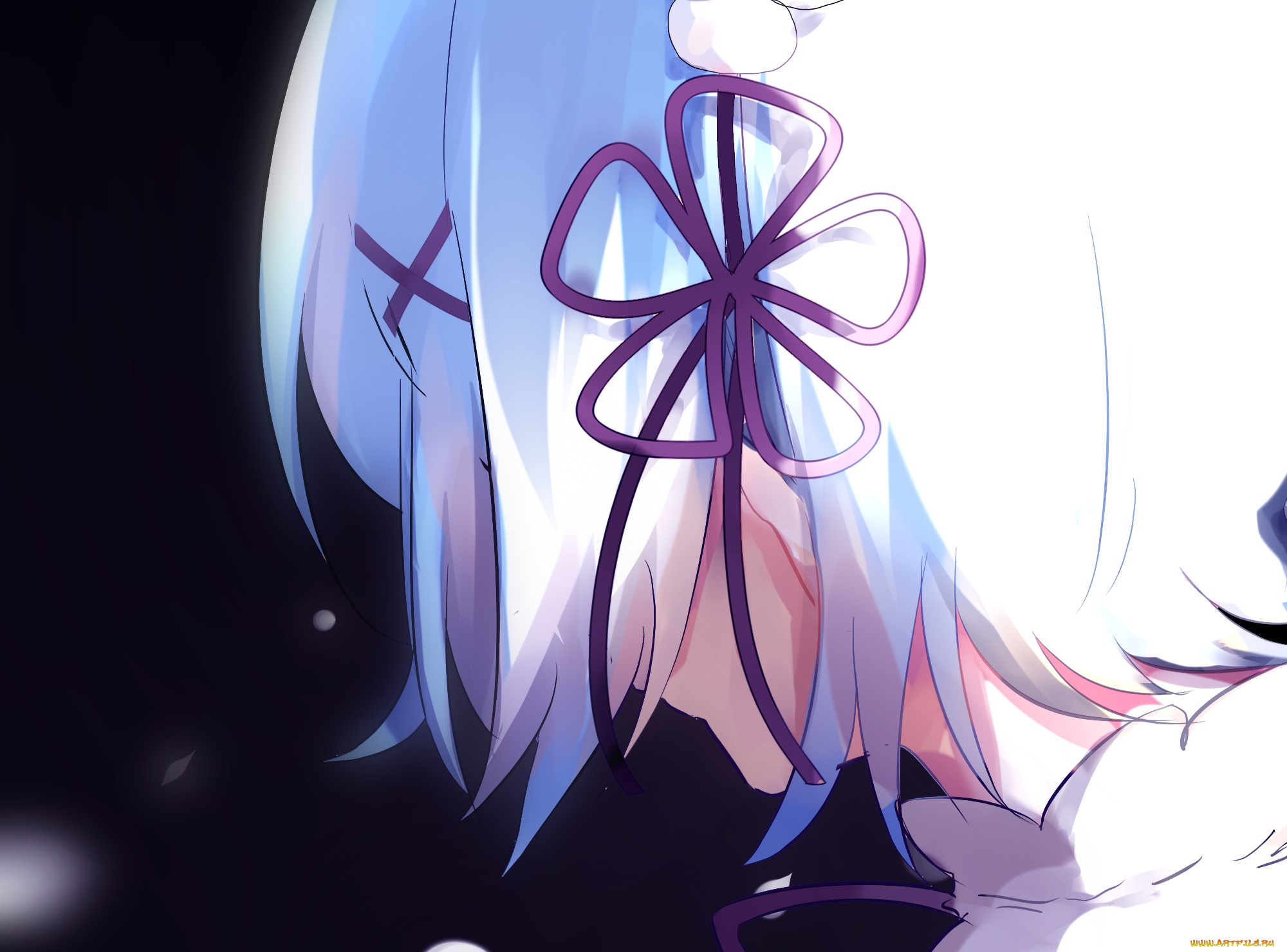 аниме, re, , zero, kara, hajimeru, isekai, seikatsu, рем