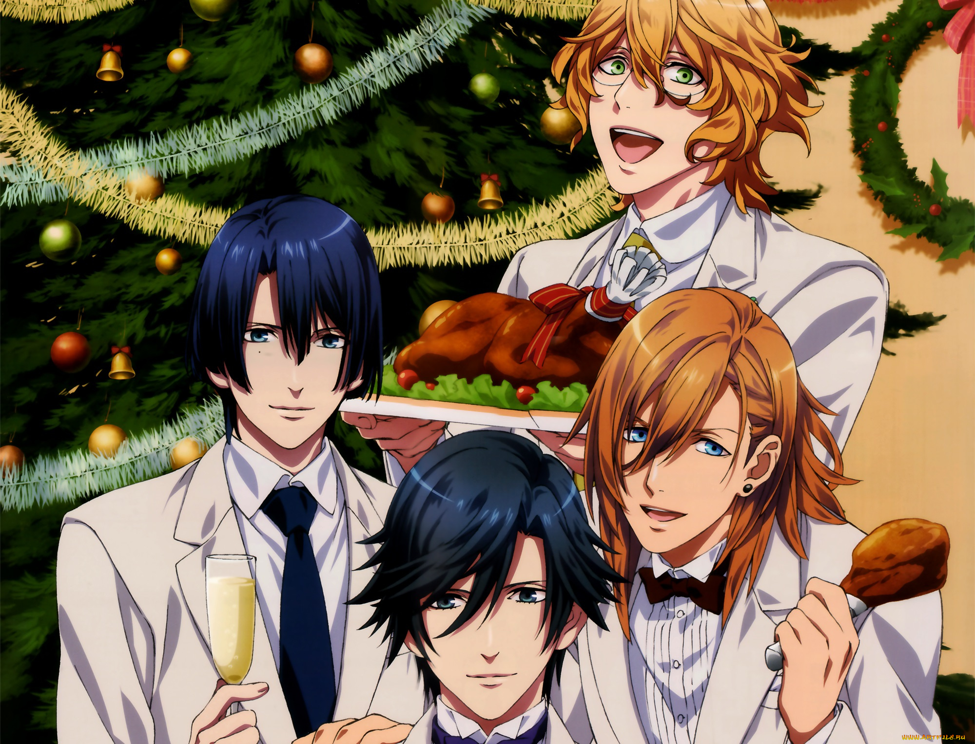 аниме, uta, no, prince-sama, парни