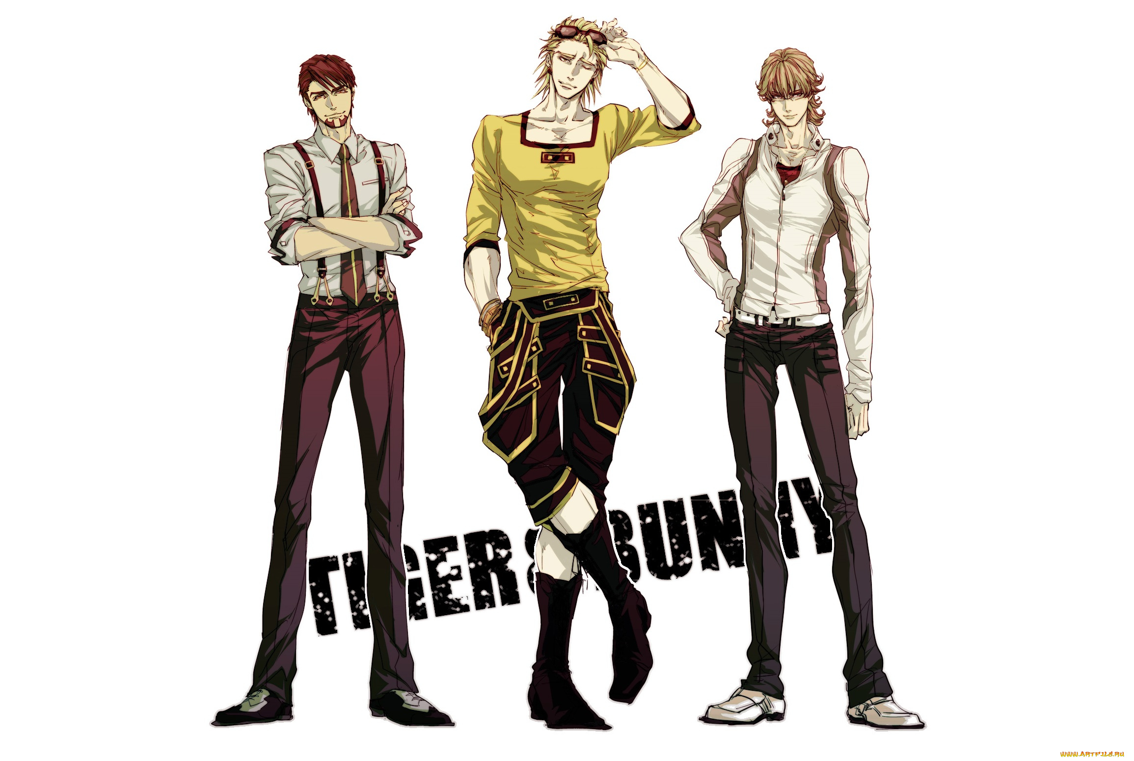 аниме, tiger, and, bunny, парни