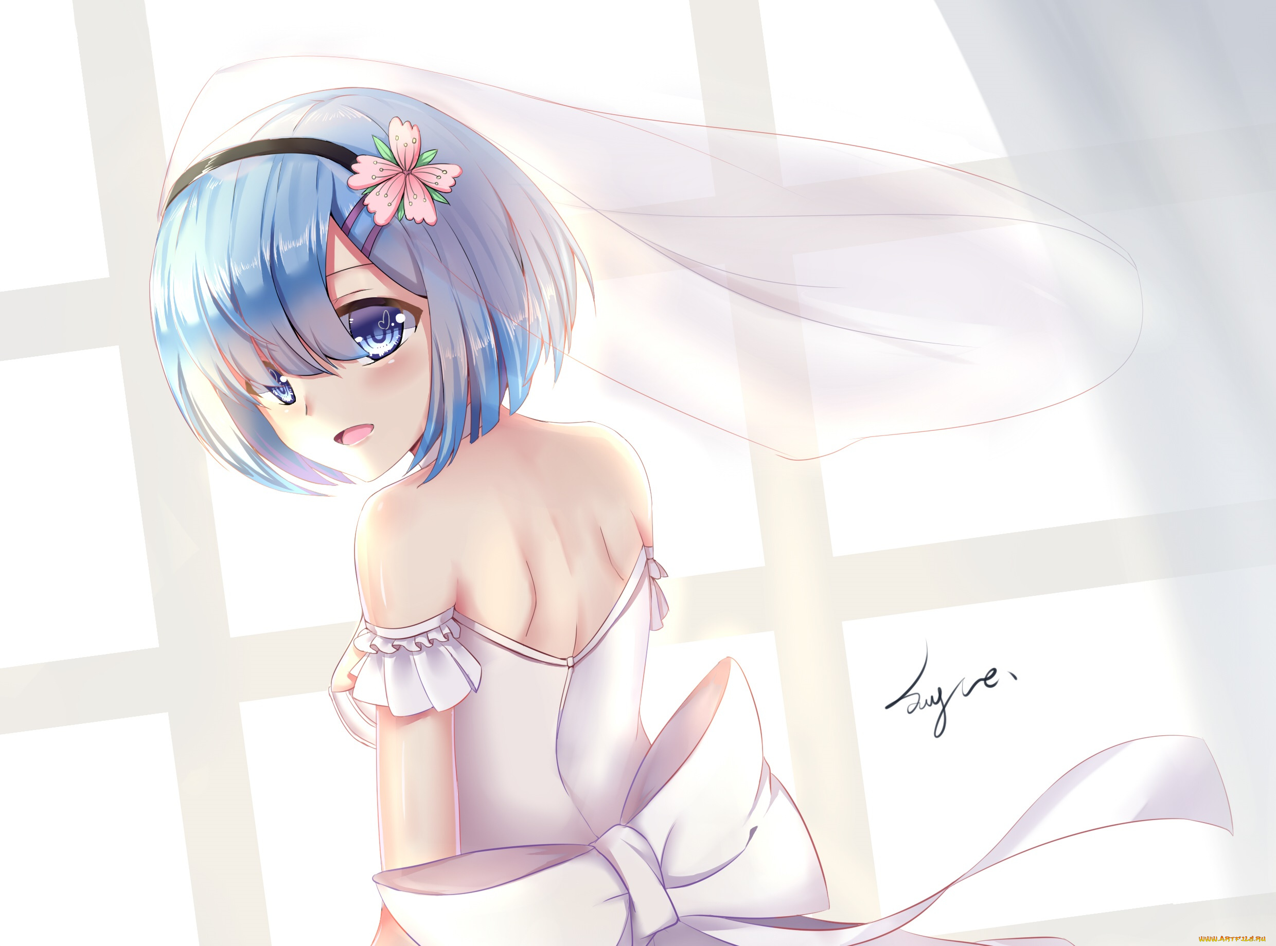 аниме, re, , zero, kara, hajimeru, isekai, seikatsu, рем