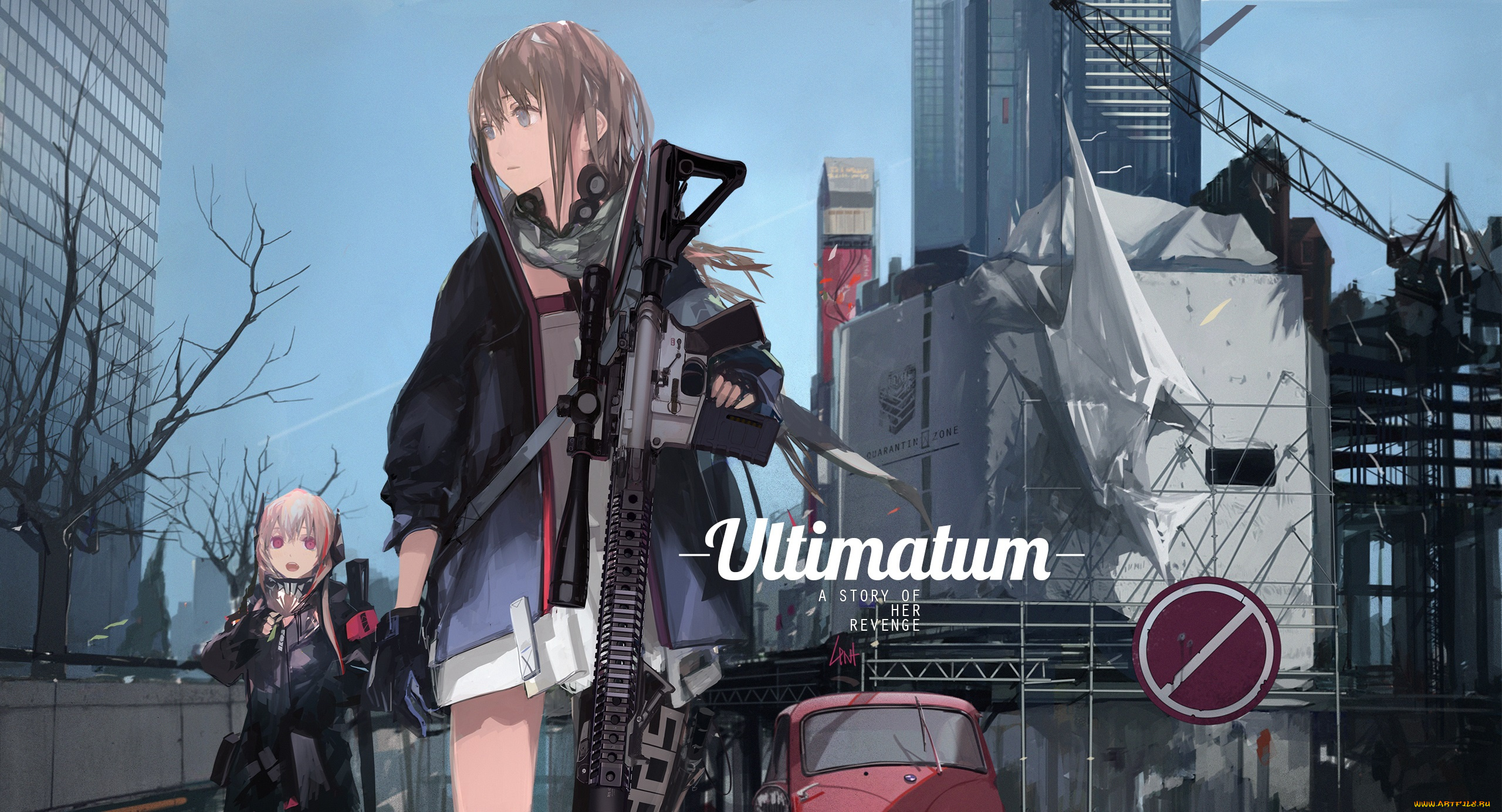 аниме, оружие, , техника, , технологии, девушки