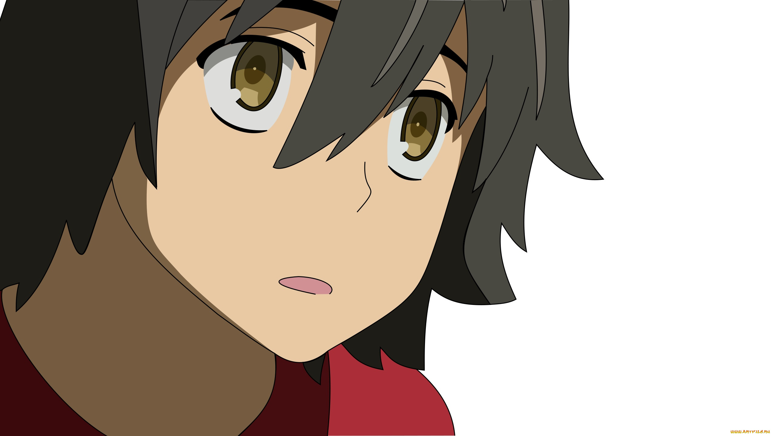 аниме, anohana, лицо