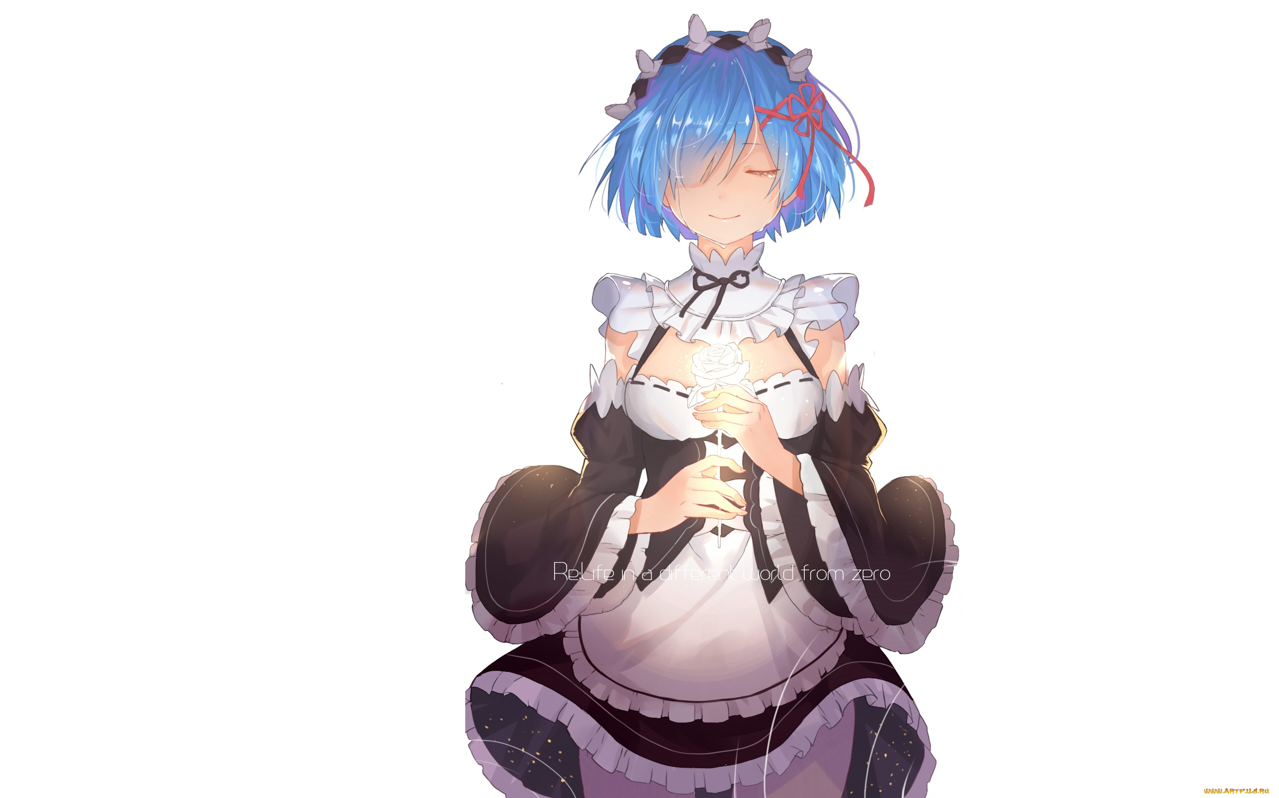 аниме, re, , zero, kara, hajimeru, isekai, seikatsu, рем