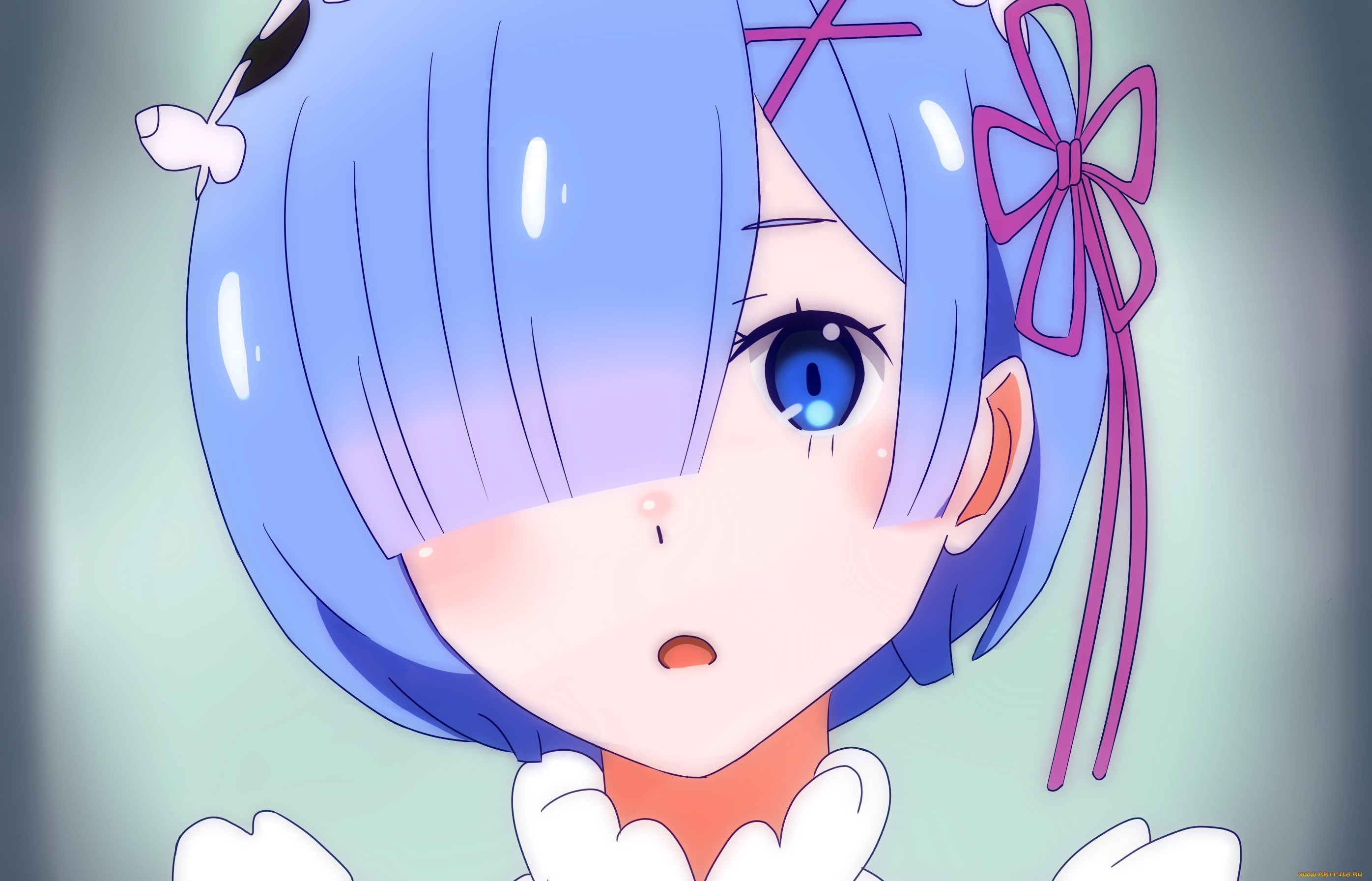 аниме, re, , zero, kara, hajimeru, isekai, seikatsu, рем