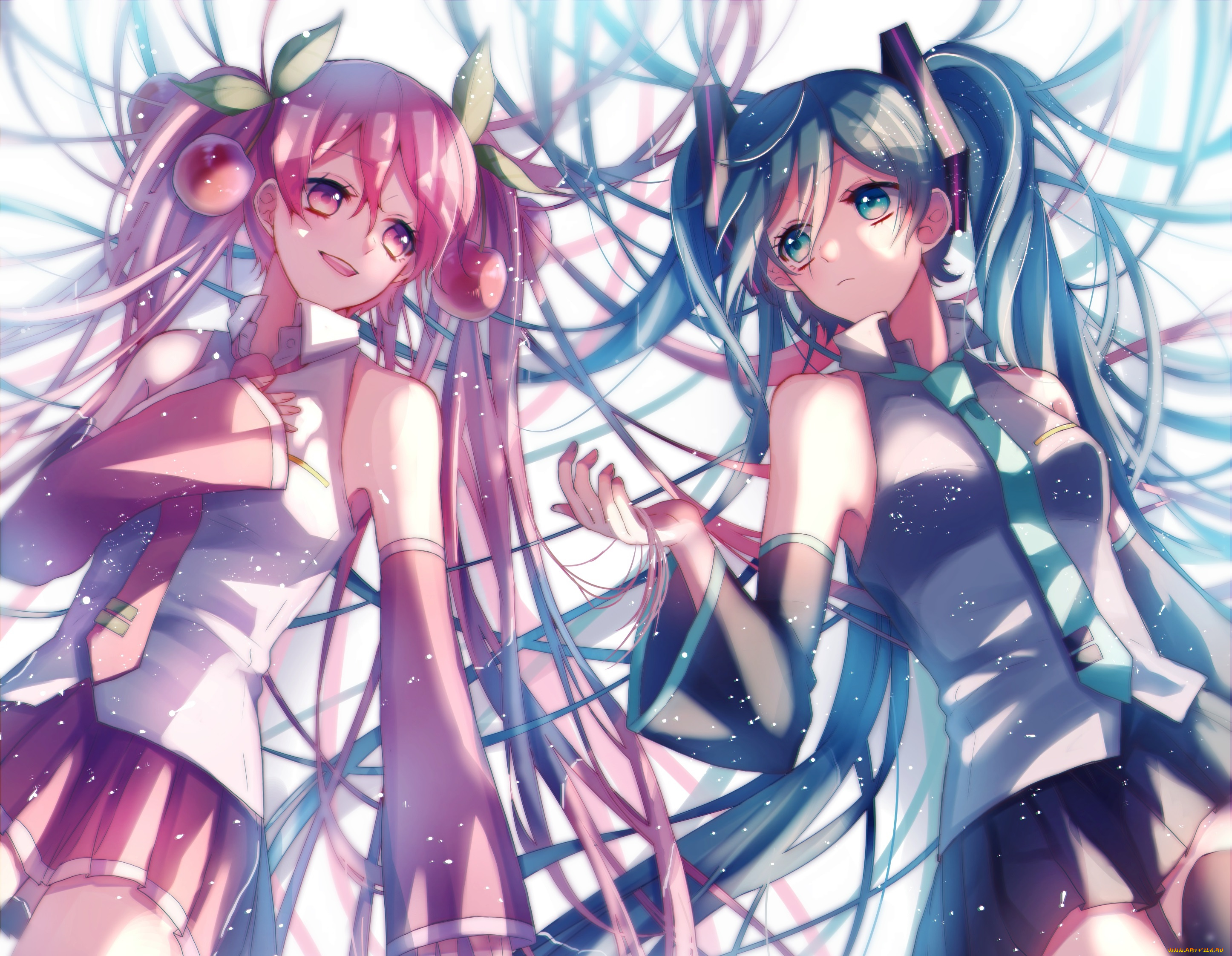 аниме, vocaloid, hatsune, miku