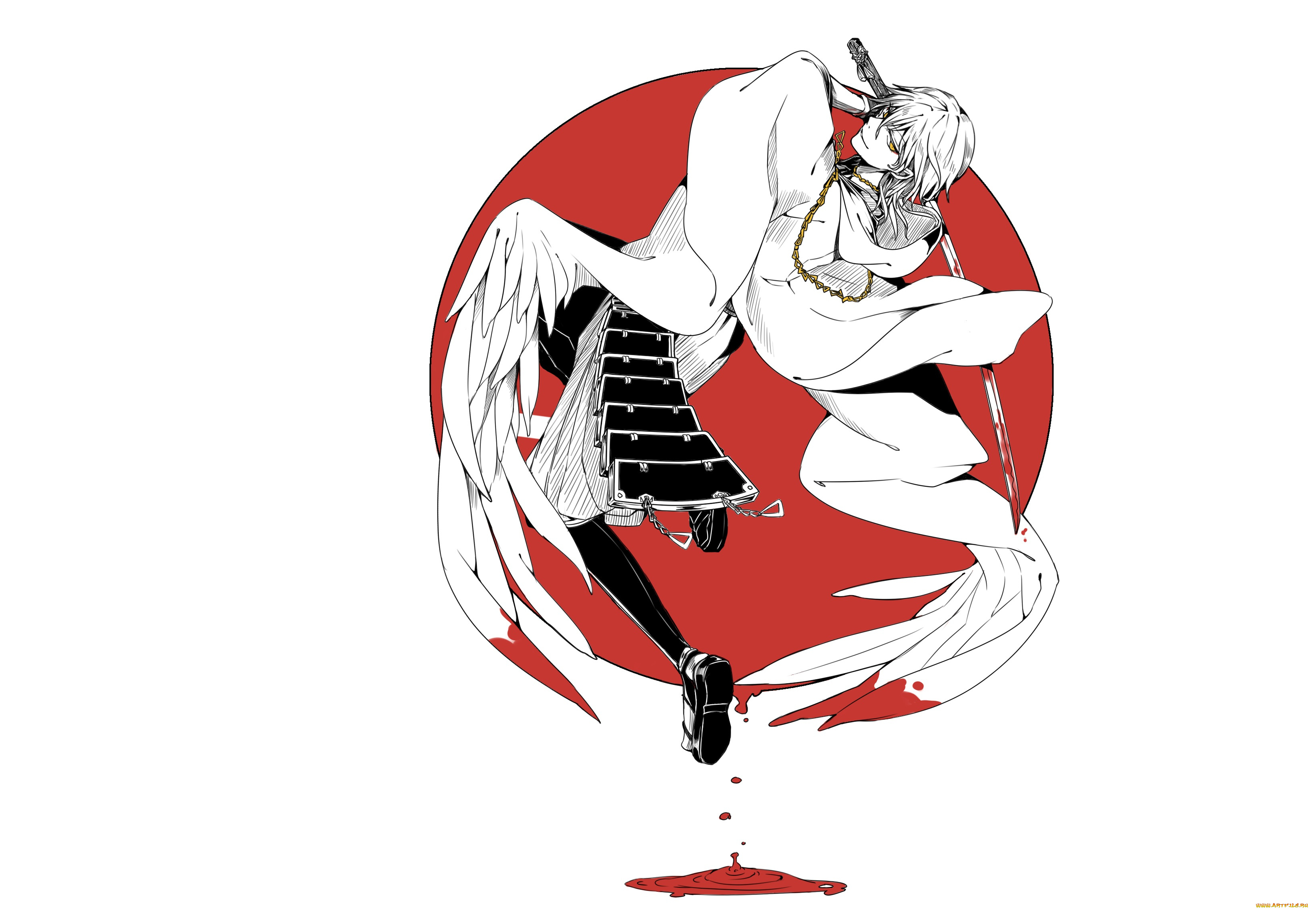 аниме, touken, ranbu, парень