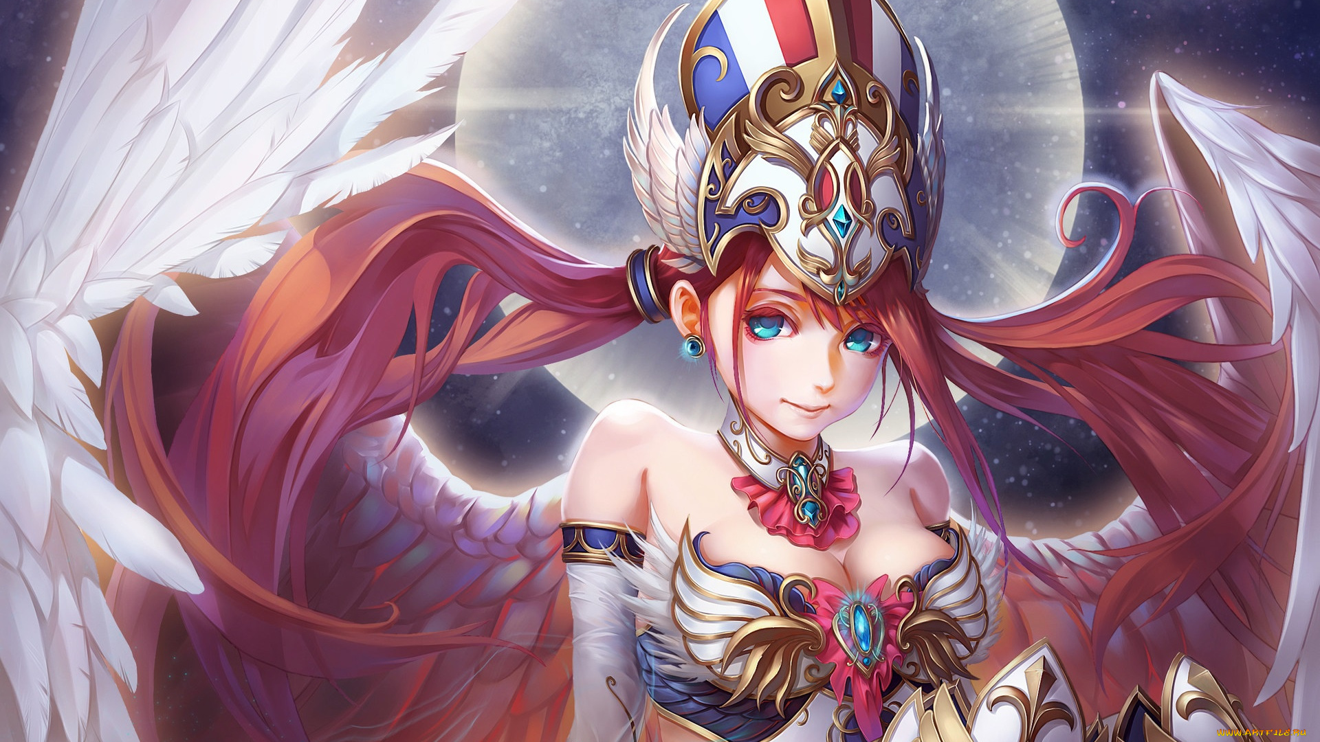 аниме, ангелы, , демоны, девушка, фентези, крылья, ангел, арт