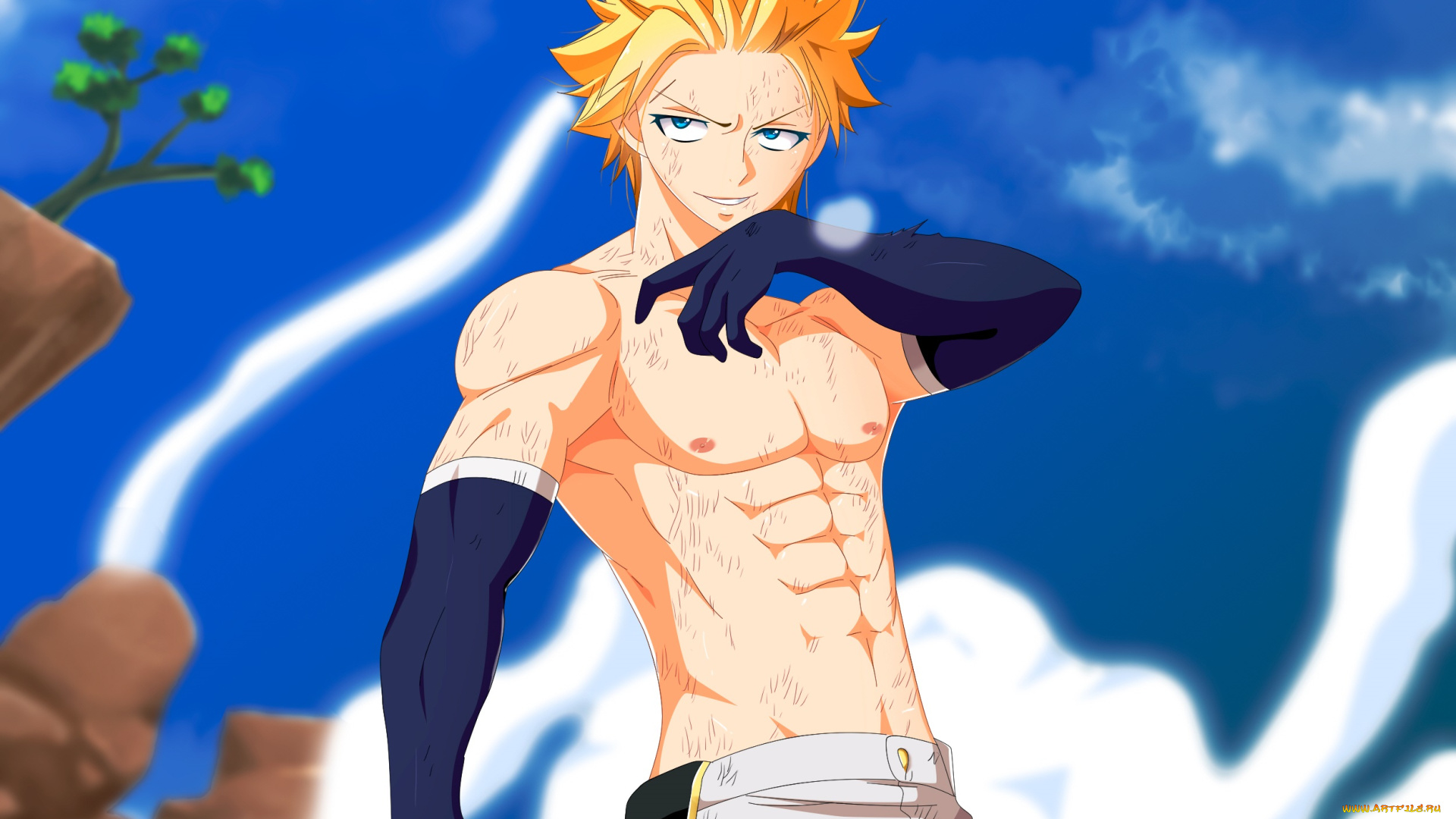 аниме, fairy, tail, хвост, феи