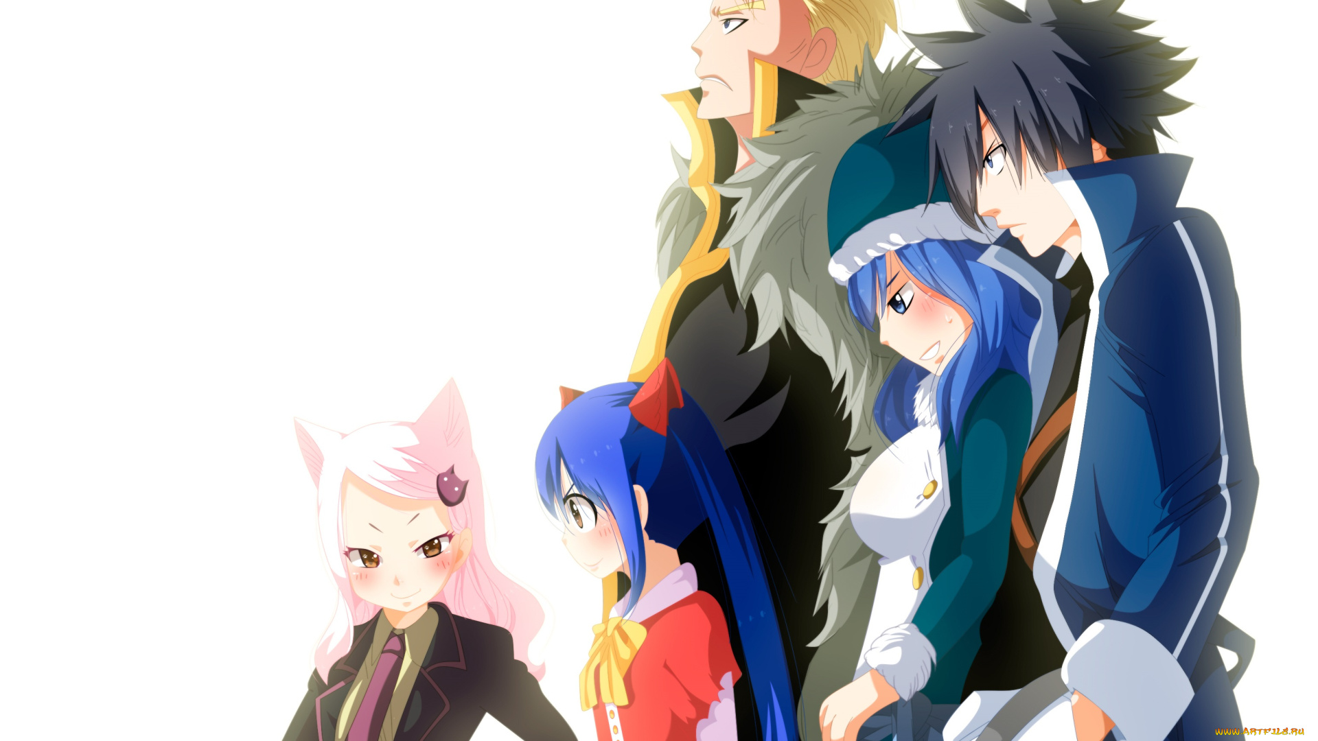 аниме, fairy, tail, хвост, феи