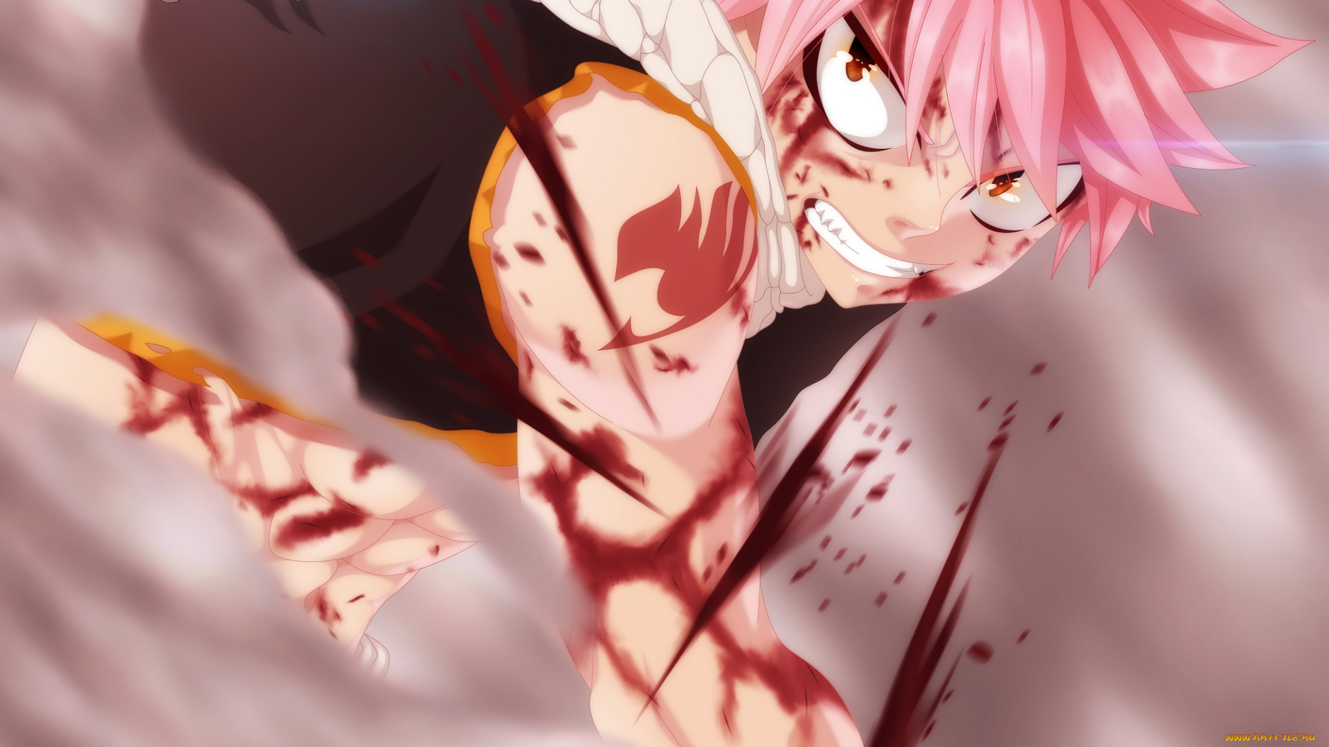 аниме, fairy, tail, хвост, феи