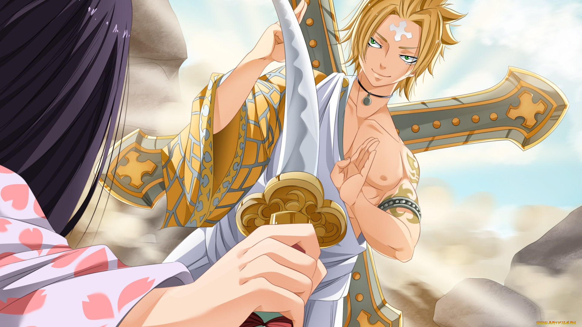 аниме, fairy, tail, хвост, феи