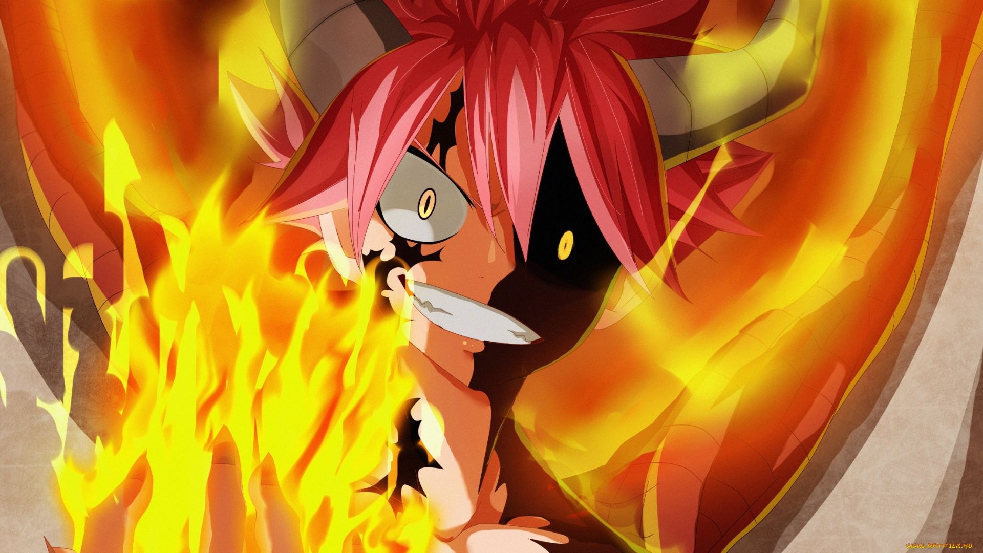 аниме, fairy, tail, хвост, феи