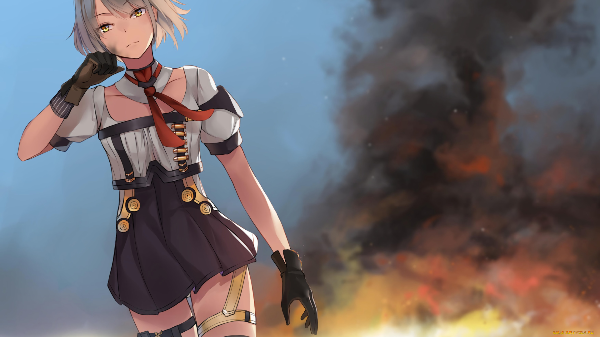 аниме, girls, frontline, girls, frontline