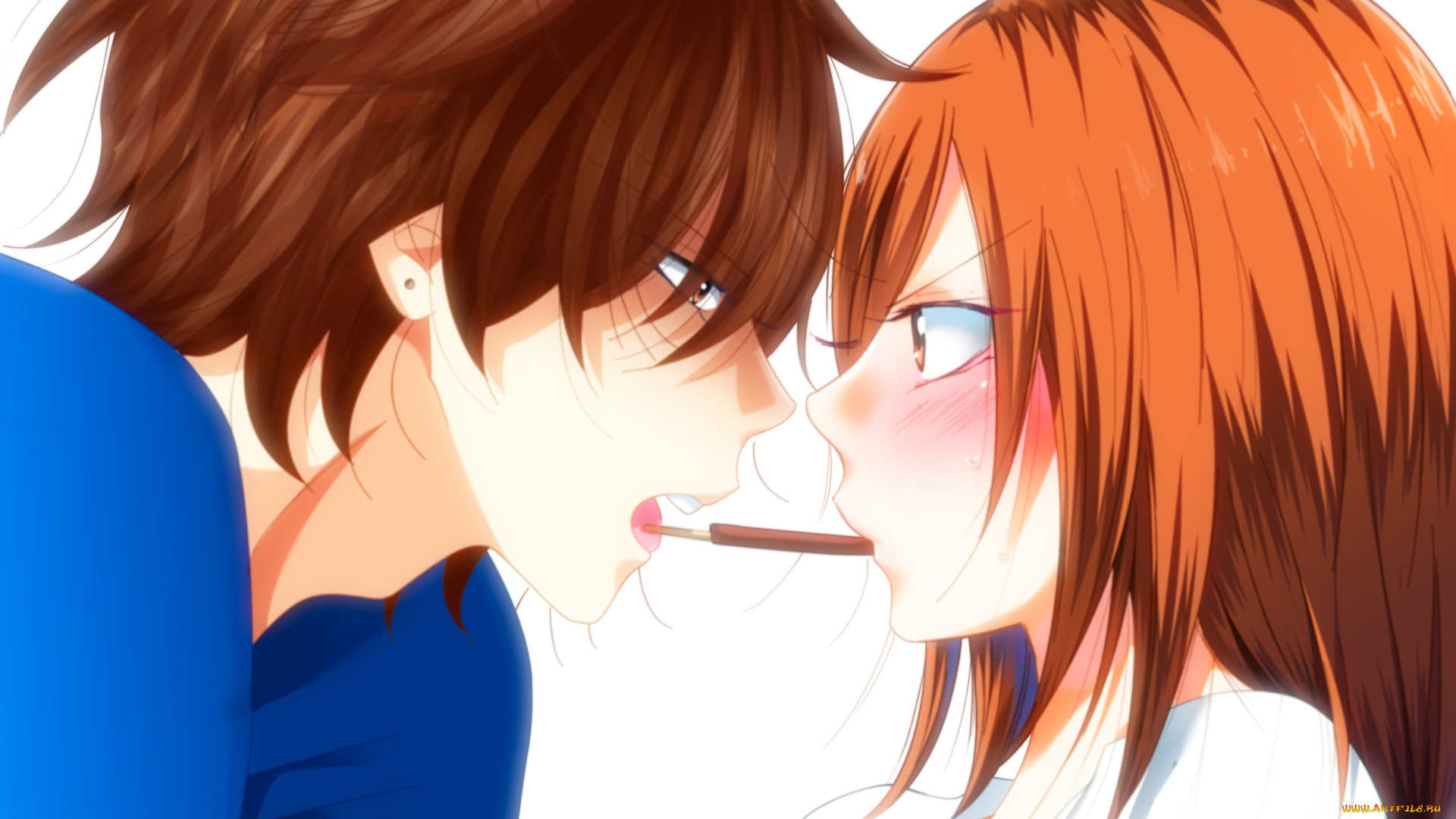 аниме, namaikizakari, двое