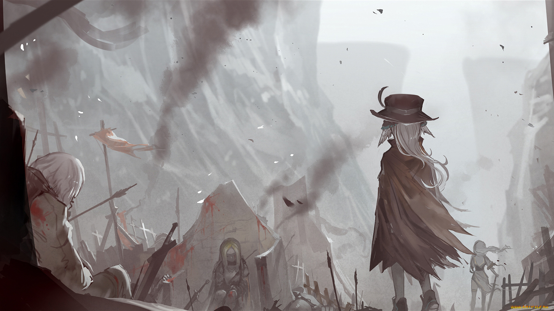 аниме, pixiv, fantasia, девушка