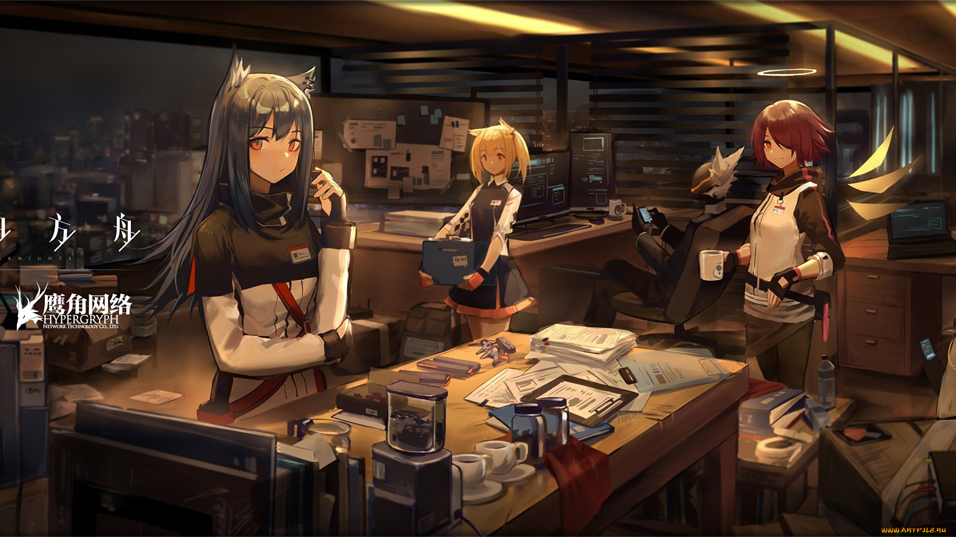 аниме, pixiv, fantasia, девушки