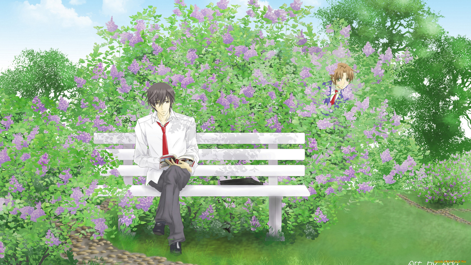 аниме, sekai, ichi, hatsukoi, парень