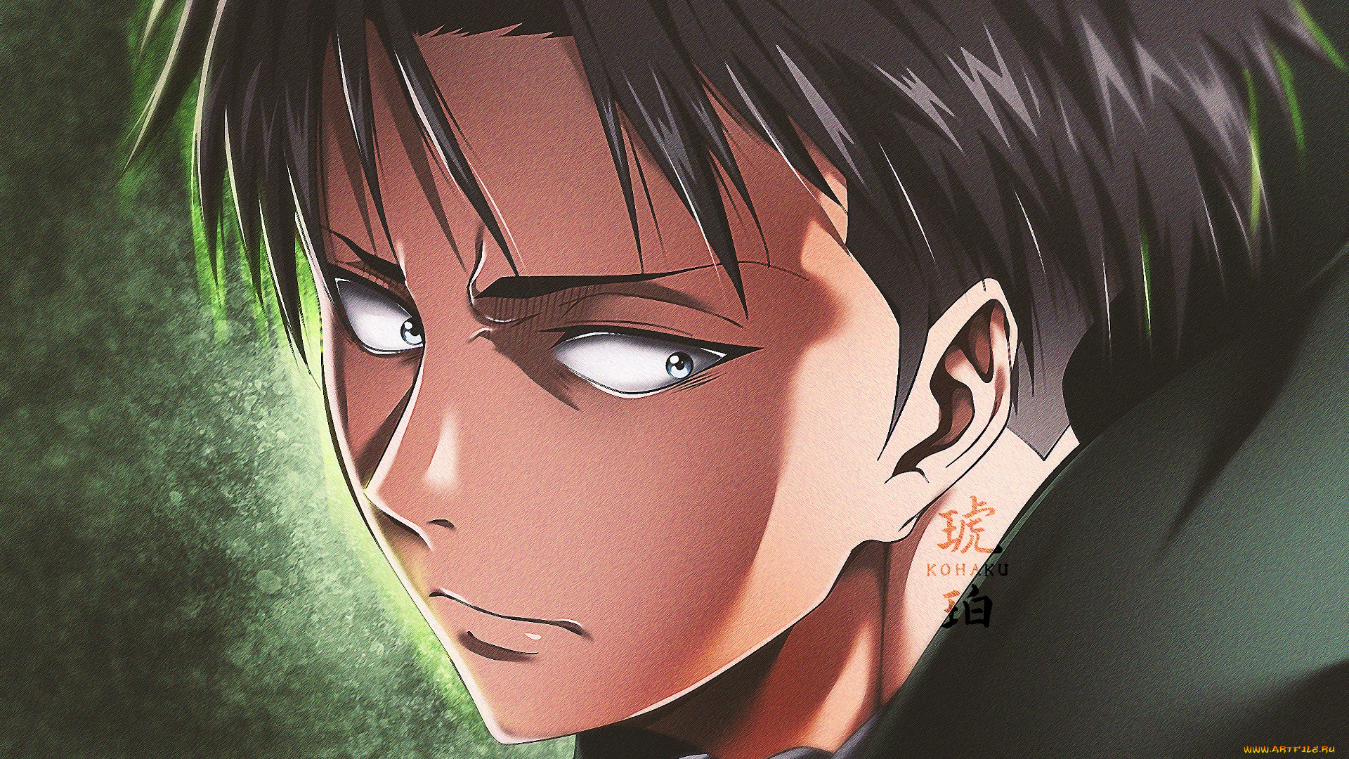 аниме, shingeki, no, kyojin, леви