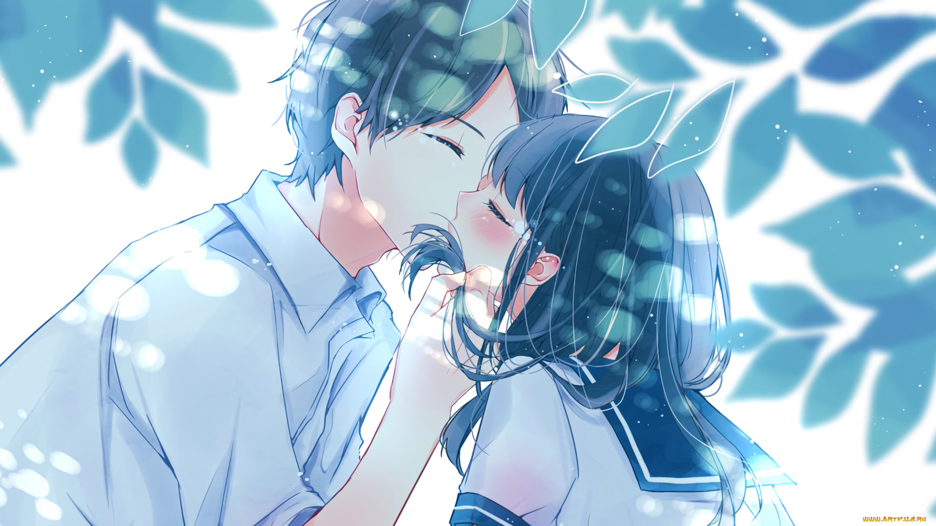 аниме, unknown, , другое, поцелуй