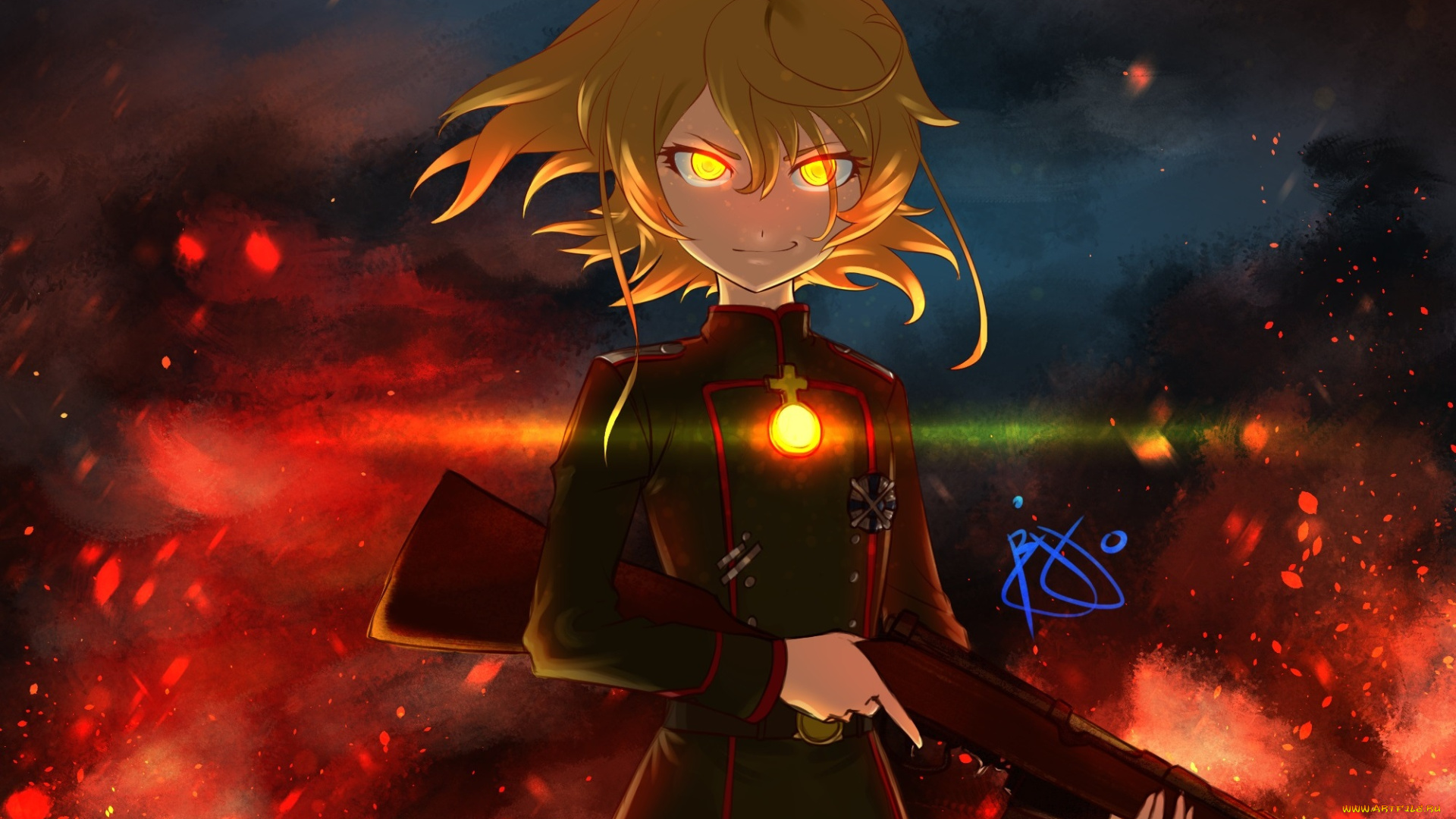 аниме, youjo, senki, tanya, degurechaff