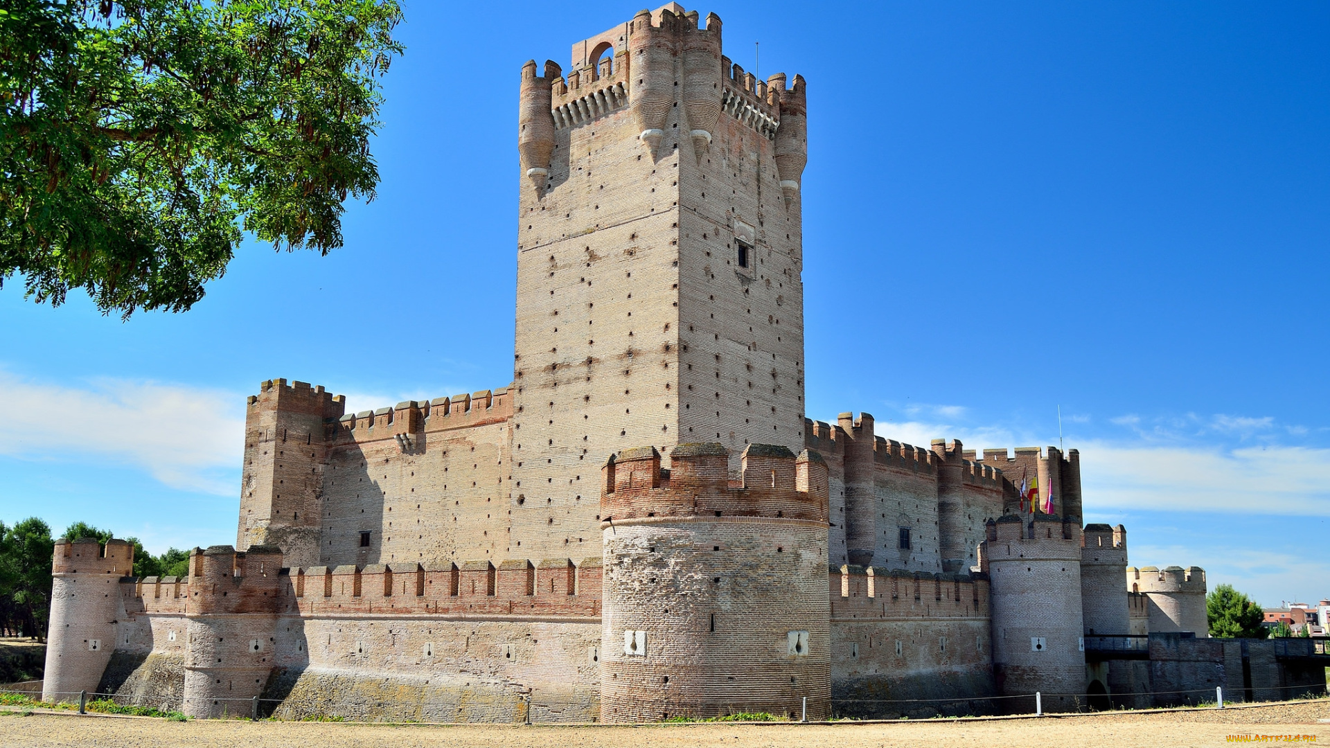 castillo, de, la, mota, , spain, города, замки, испании, простор