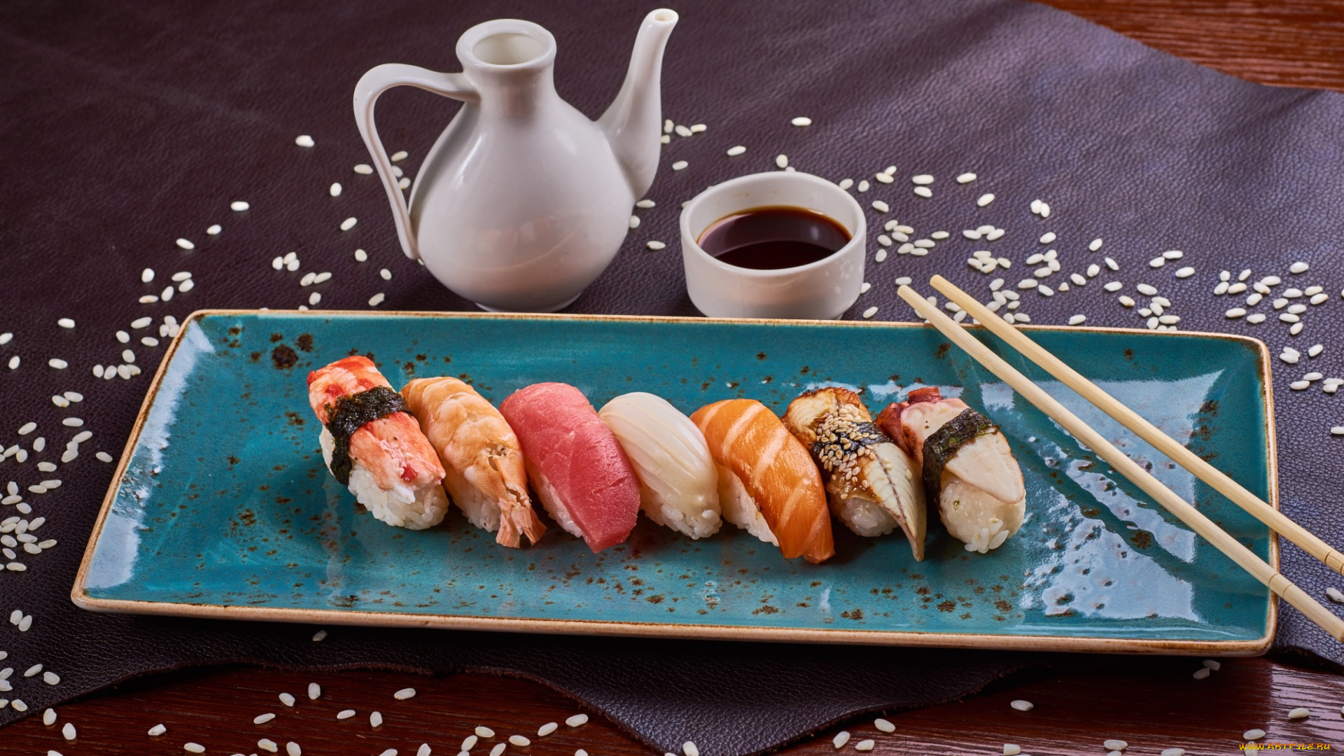 еда, рыба, , морепродукты, , суши, , роллы, кунжут, суши, соус