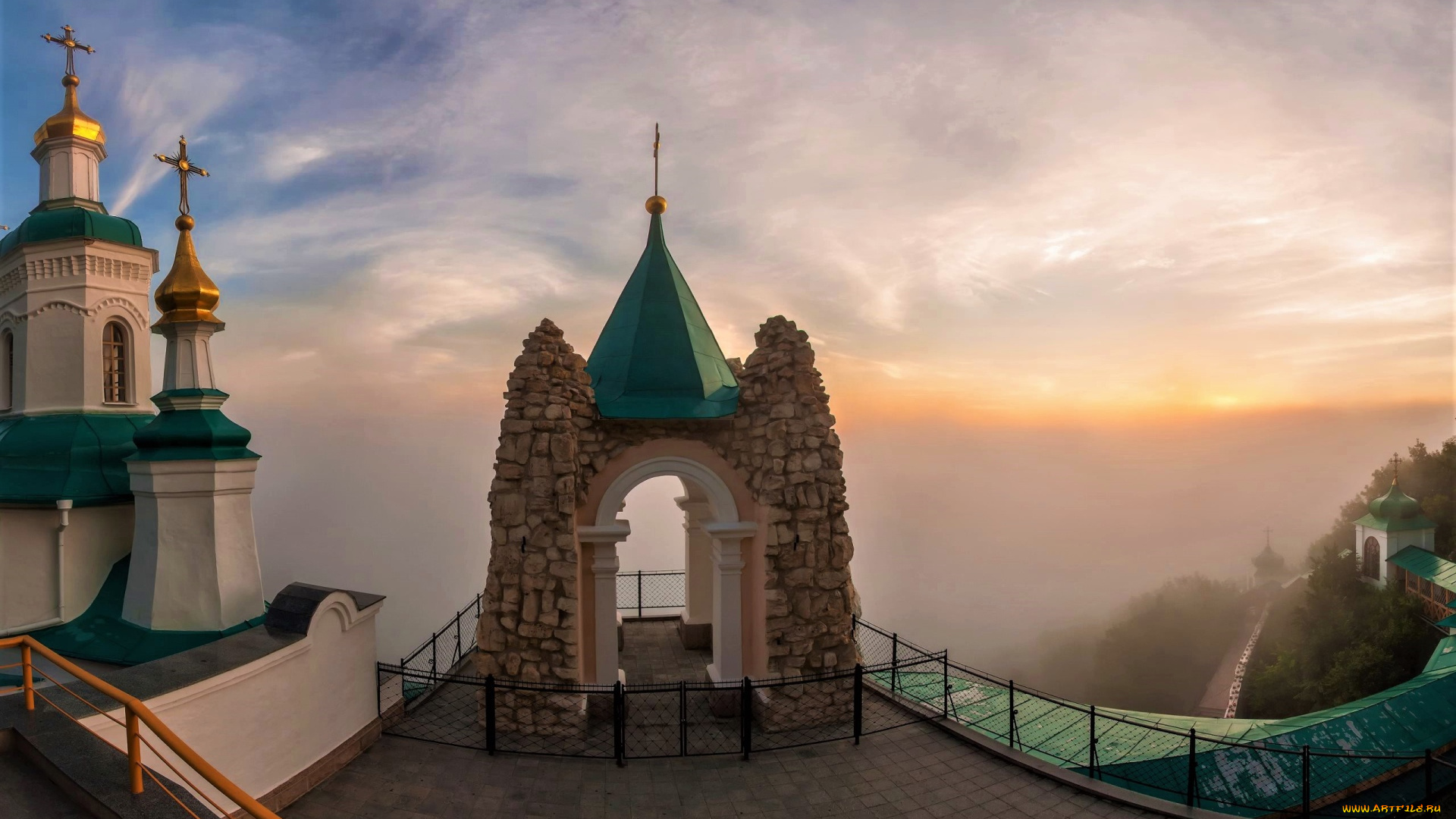 города, -, православные, церкви, , монастыри, церковь, небо, остров, санторини, греция