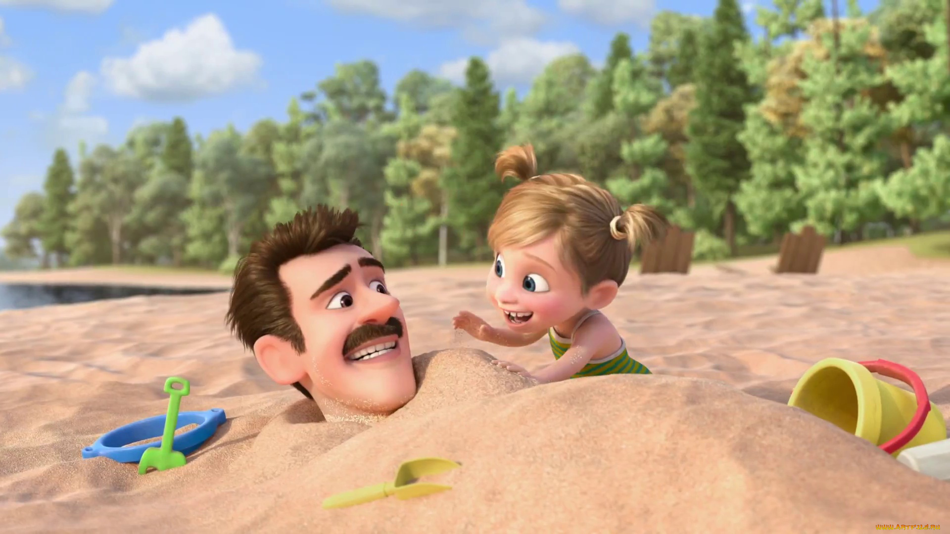 мультфильмы, inside, out, персонажи