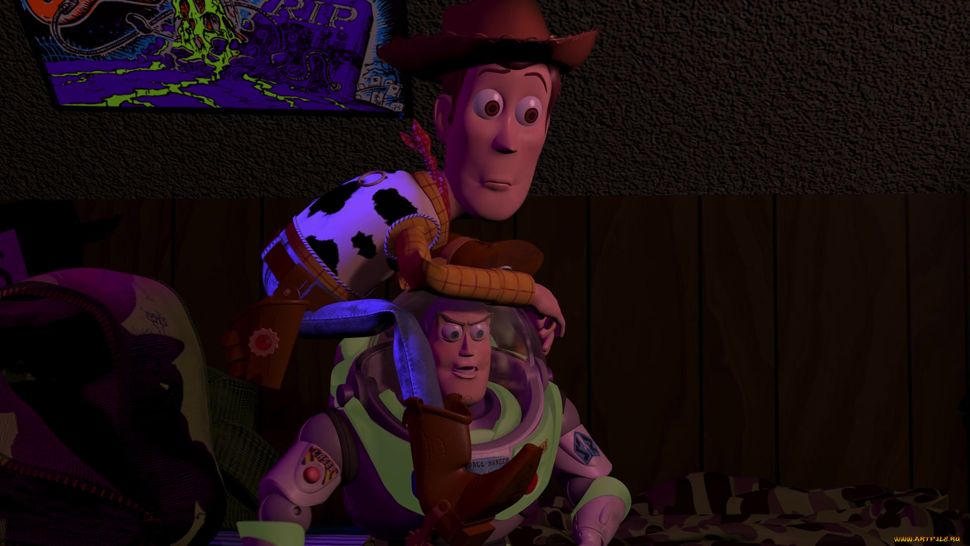 мультфильмы, toy, story, космонавт, ковбой, игрушки