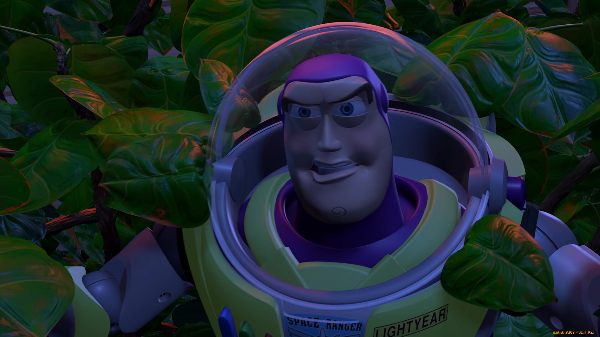 мультфильмы, toy, story, растение, листья, космонавт, игрушка