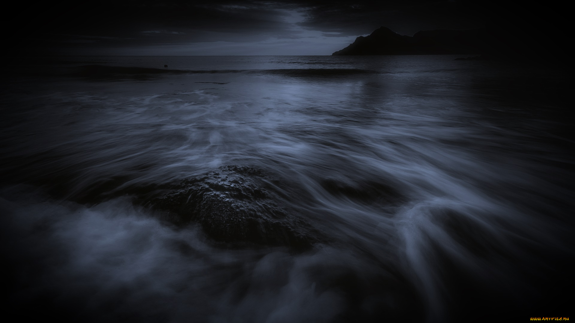 природа, побережье, камни, море